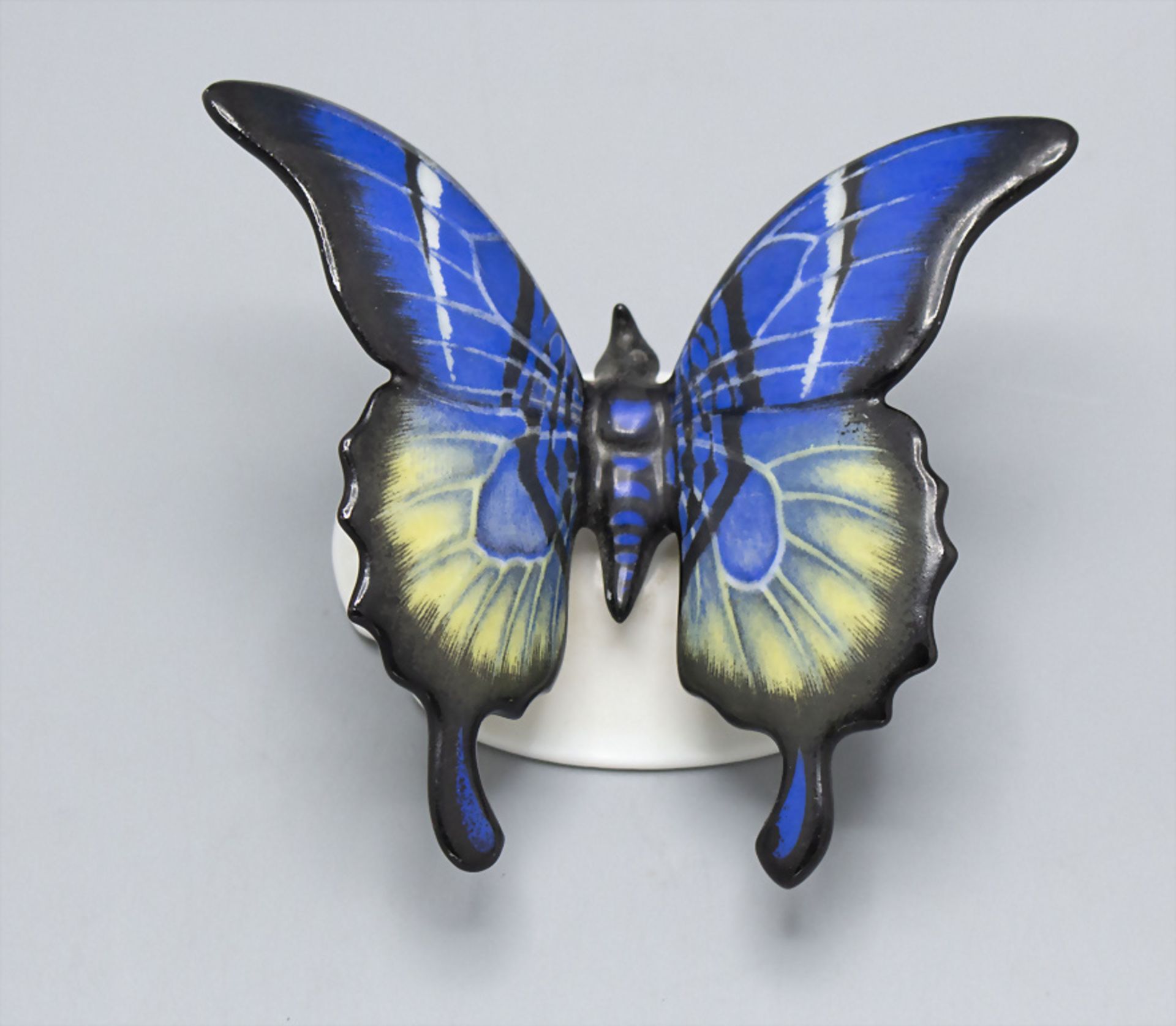 Porzellan Schmetterling / A porcelain butterfly, Rosenthal, Selb, Ende 20. Jh.