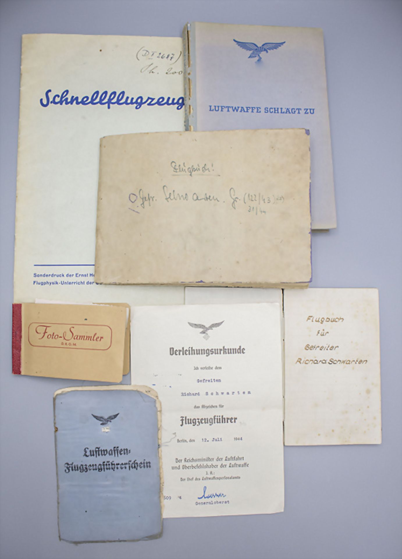 Flieger-Nachlass, Luftwaffe, Drittes Reich / 2. Weltkrieg