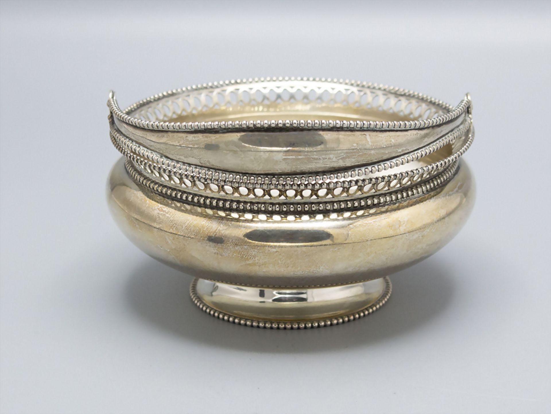 Zuckerschale mit Henkel / A silver sugar bowl with handle, J.M. v. Kempen en Zn. & Co, ... - Image 3 of 7