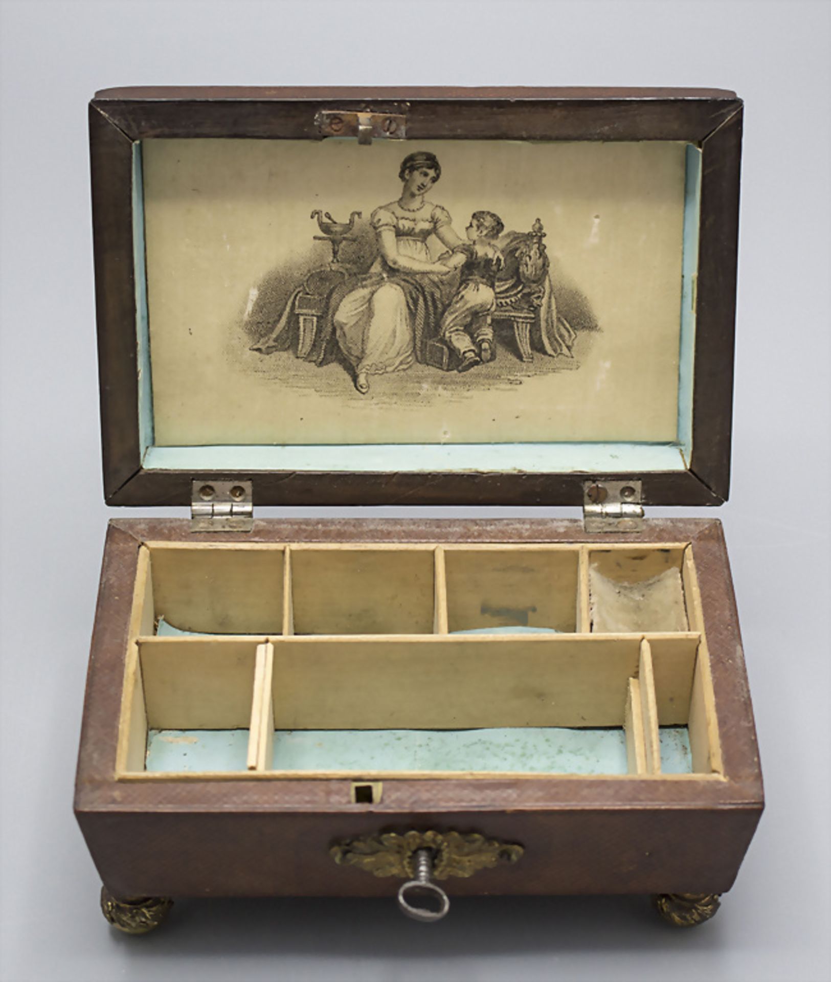 Schmuckdose / A jewellery box, 19. Jh. - Bild 3 aus 7