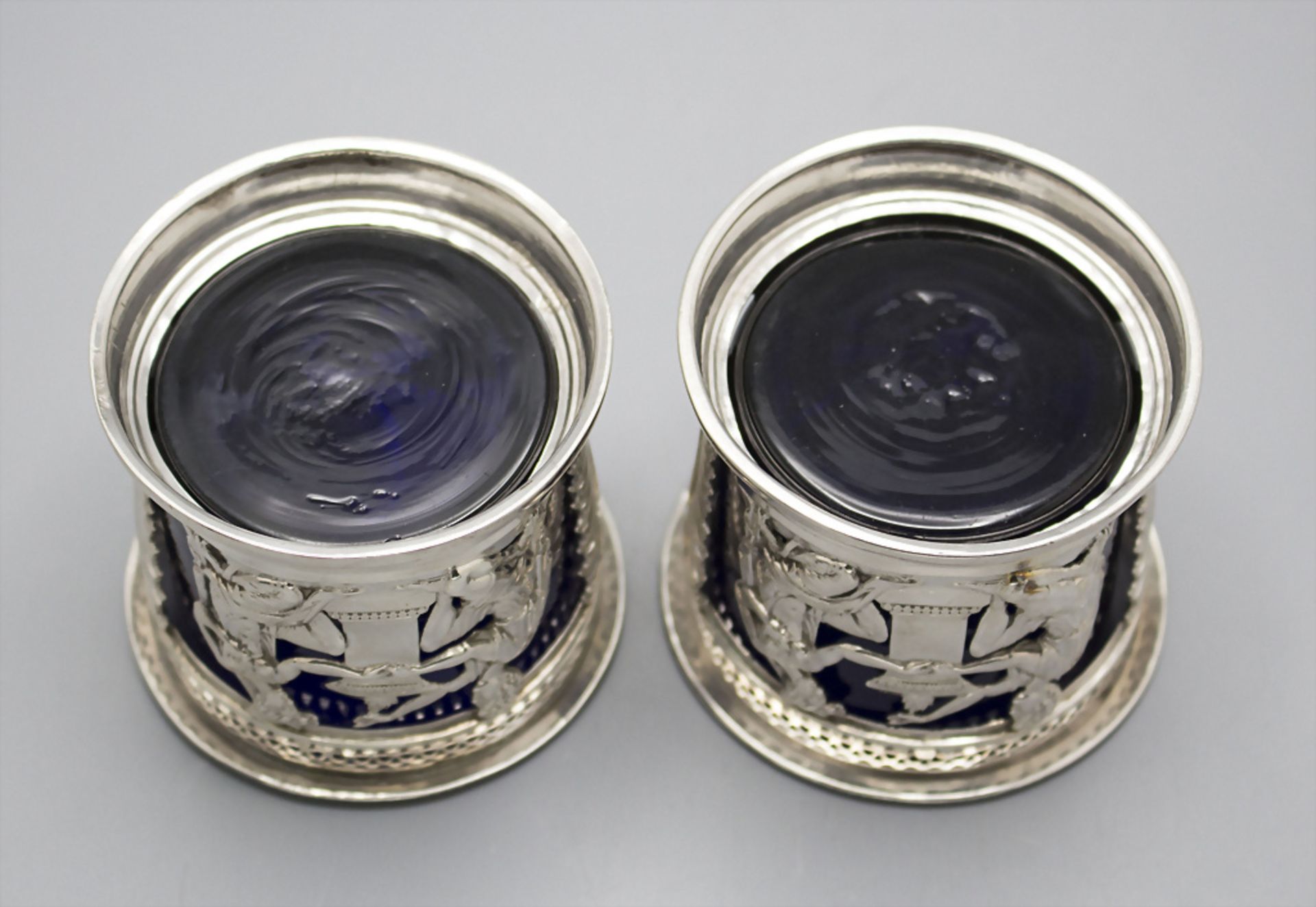 2 Salieren / Two silver salt cellars, D. Garreau, Paris, 1819-1825 - Bild 3 aus 7