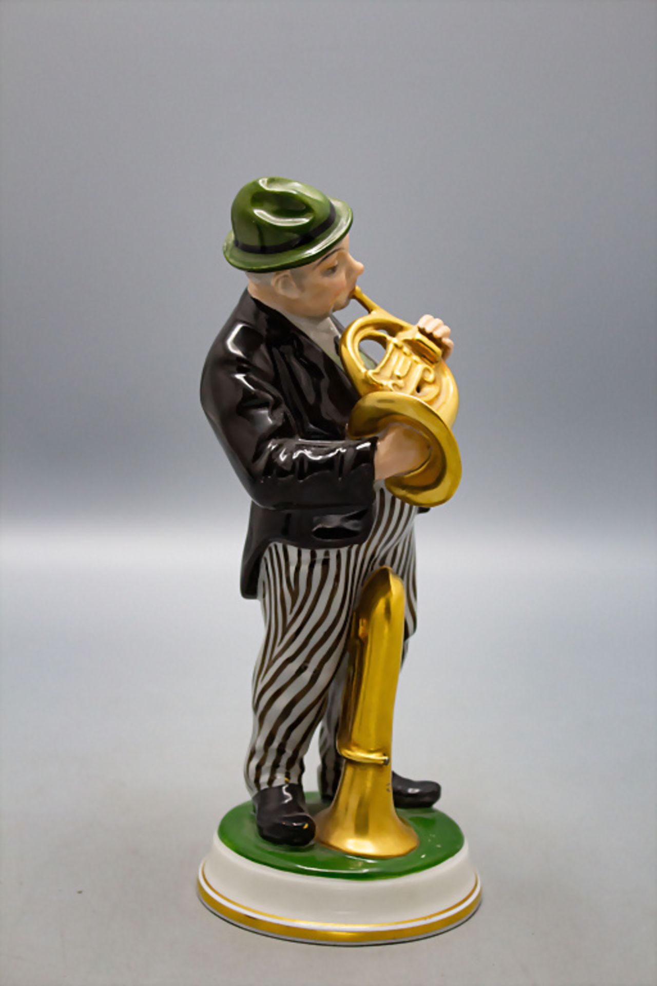 Figur 'Hornist' / A figure of a cornet player, Rosenthal, Selb, 20. Jh. - Bild 4 aus 6