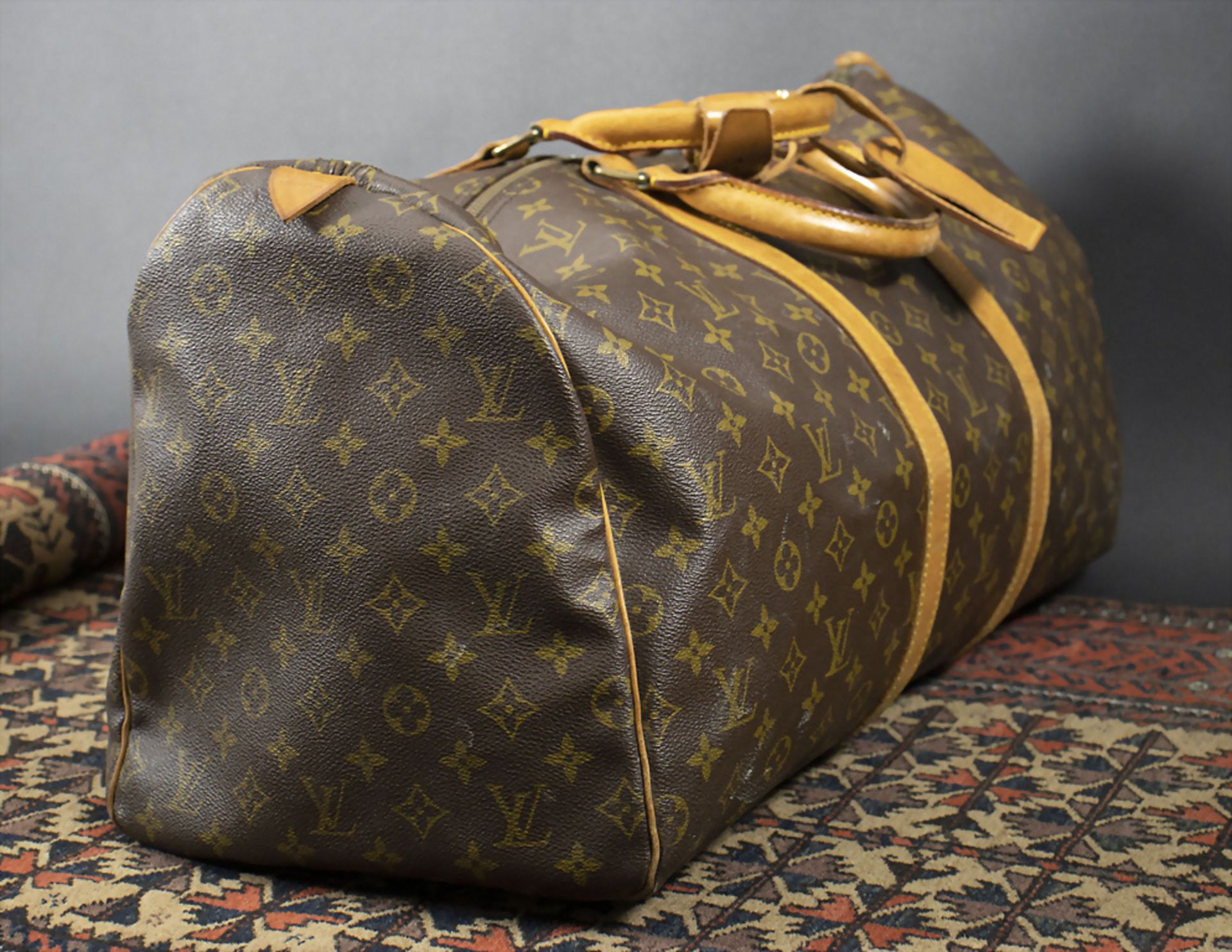 Reisetasche / A traveling bag, Louis Vuitton, Paris, 2. Hälfte 20. Jh. - Bild 5 aus 8