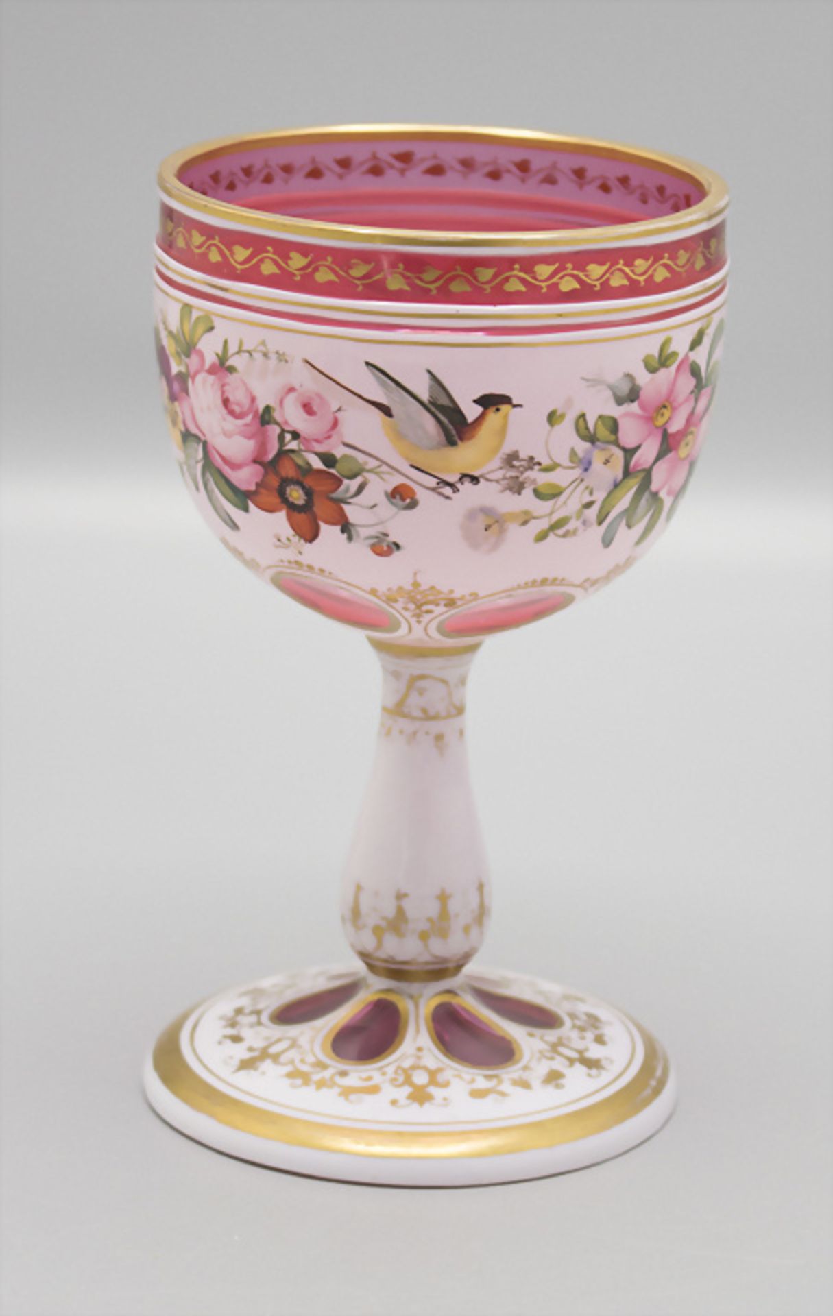 Pokal, Wilhelm Hoffmann, Prag/Karlsbad oder Josephinenhütte, Schreiberhau, um 1850 - Bild 4 aus 5