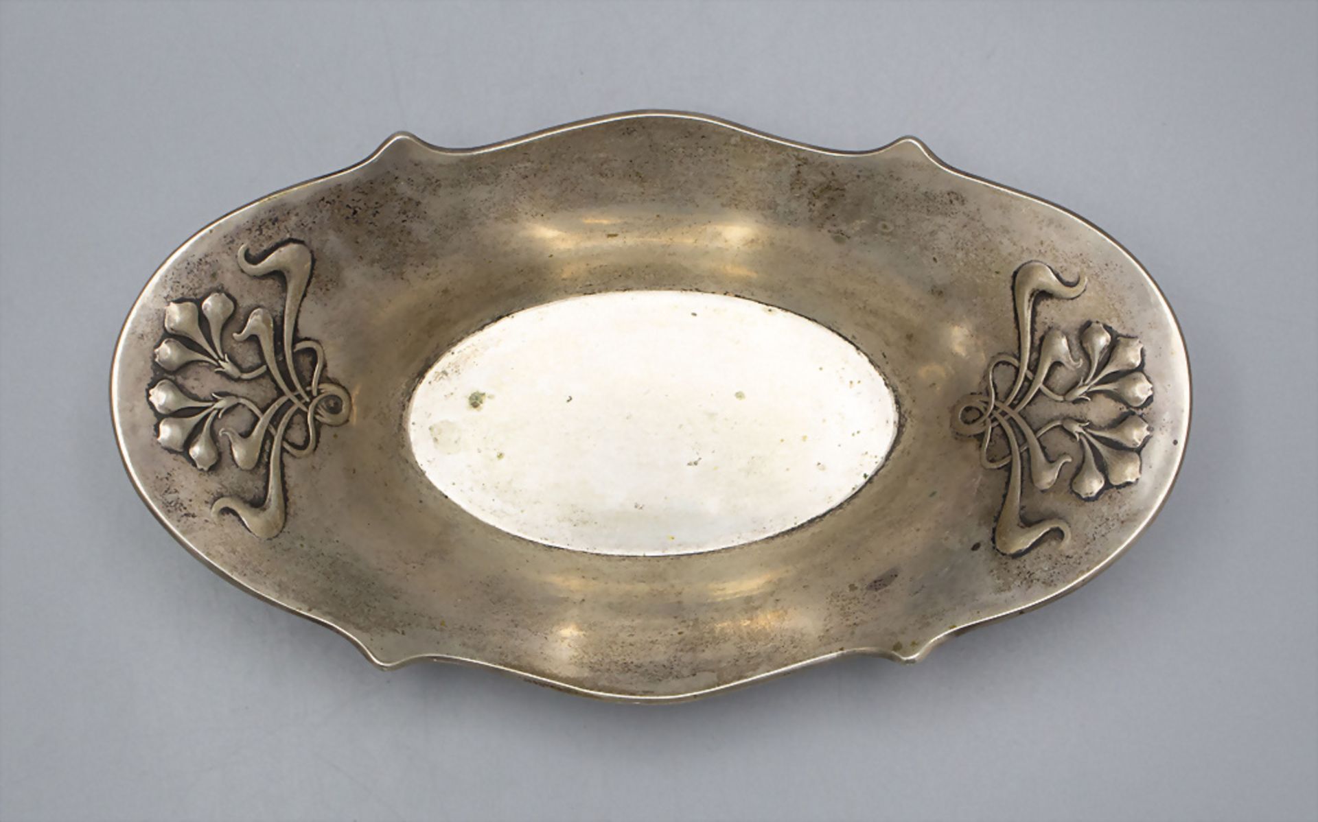 Jugendstil Silberschale / An Art Nouveau silver bowl, Gebrüder Deyhle, Schwäbisch Gmünd, um 1900