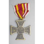 Baden: Kreuz für freiwillige Kriegshilfe 1914, am Band