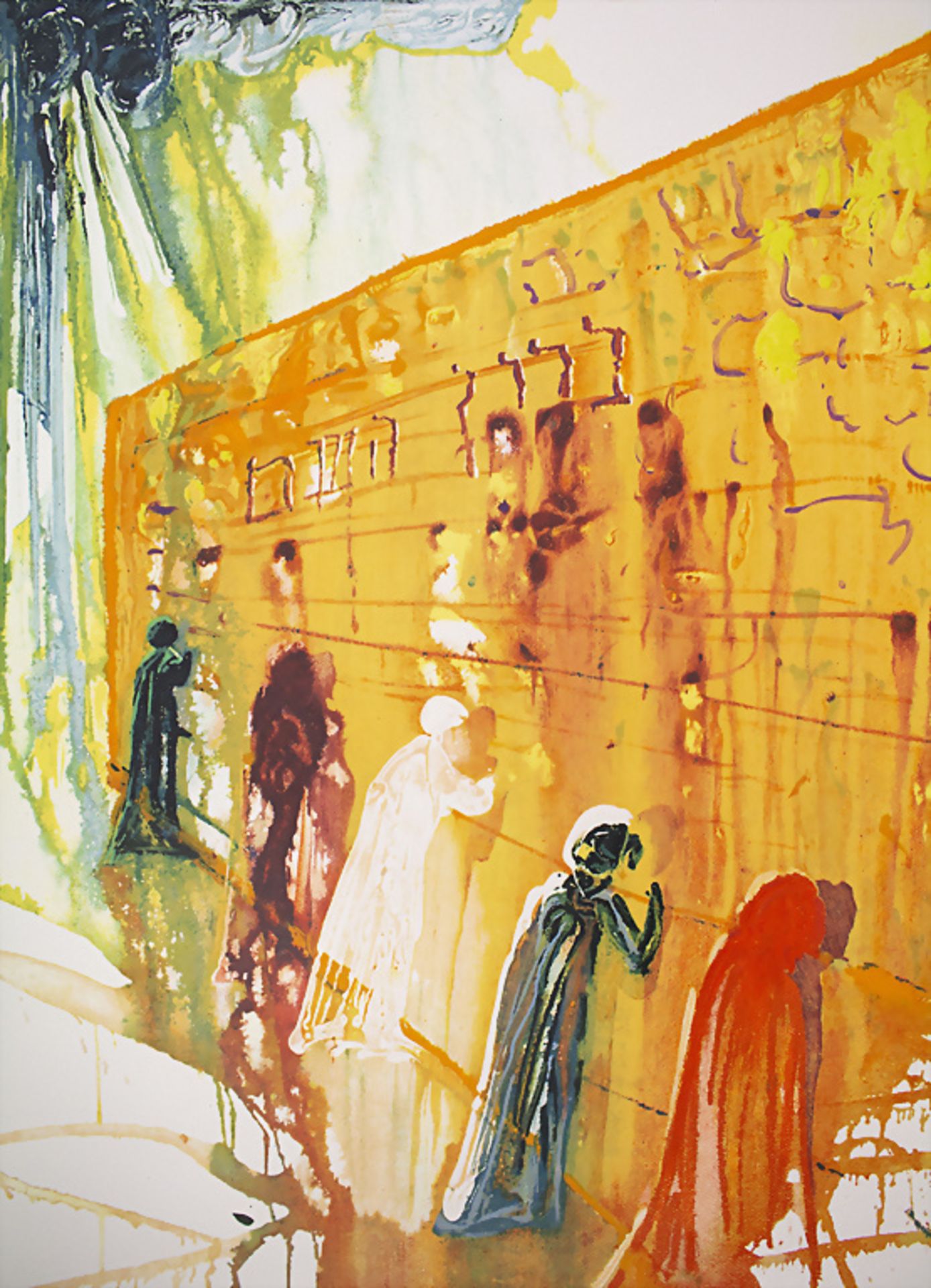 Salvador DALI (1904-1989), 'Die Klagemauer' / 'The Wailing Wall' (Field 78-7), 1975