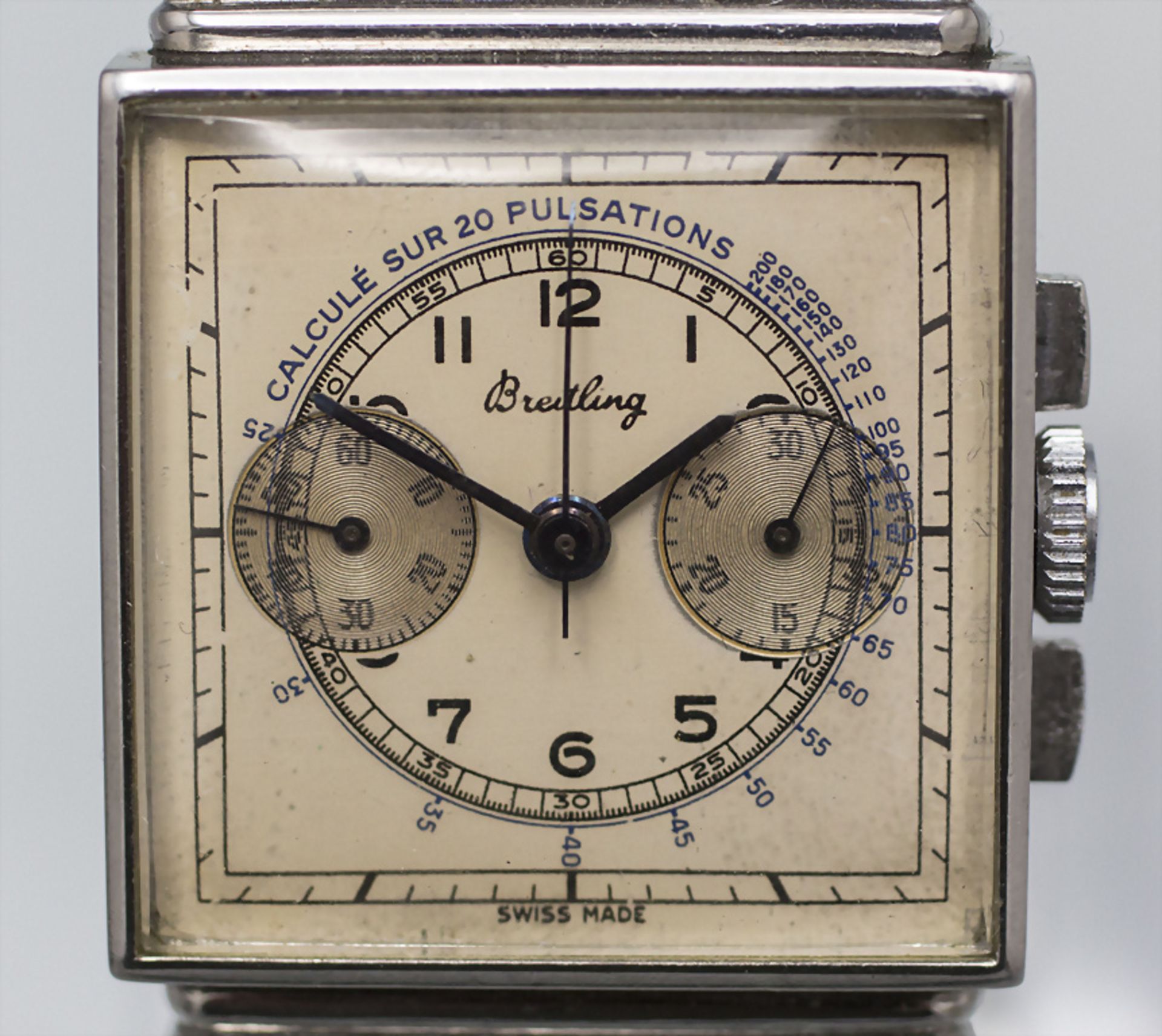 Breitling Art Déco, Chronograph, Swiss / Schweiz, um 1935