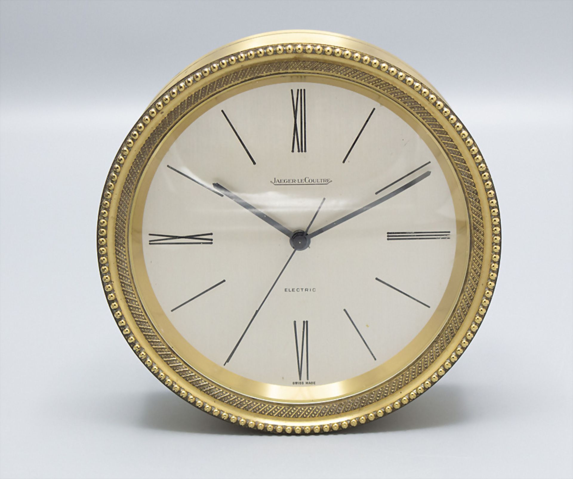 Tischuhr / A table clock, Jaeger LeCoultre, Swiss/Schweiz, um 1970