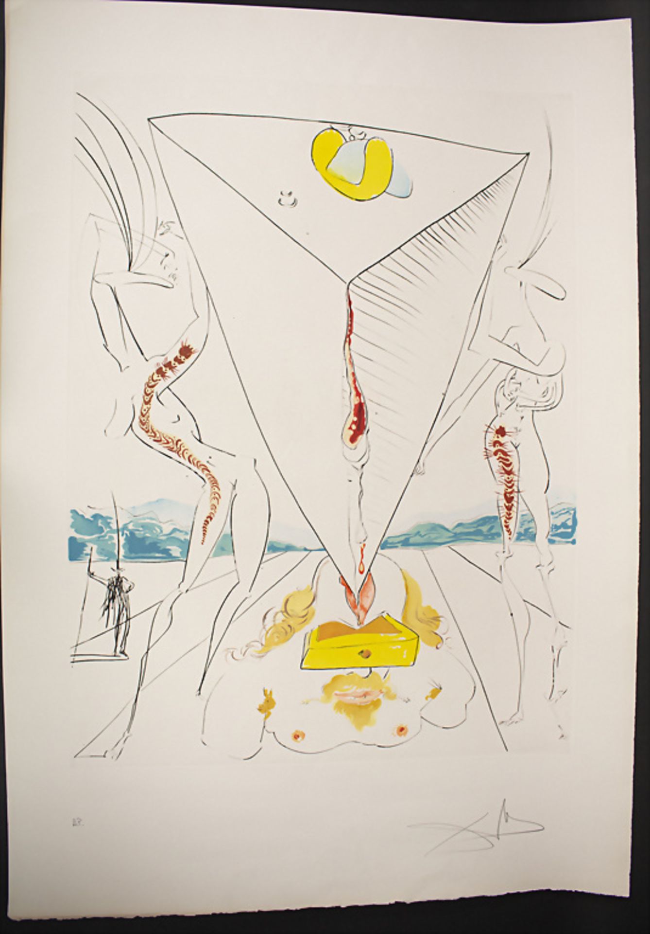 Salvador DALI (1904-1989), 'La Conquête du Cosmos Serie - Philosophe écrasé par le Cosmos', 1974 - Bild 2 aus 4