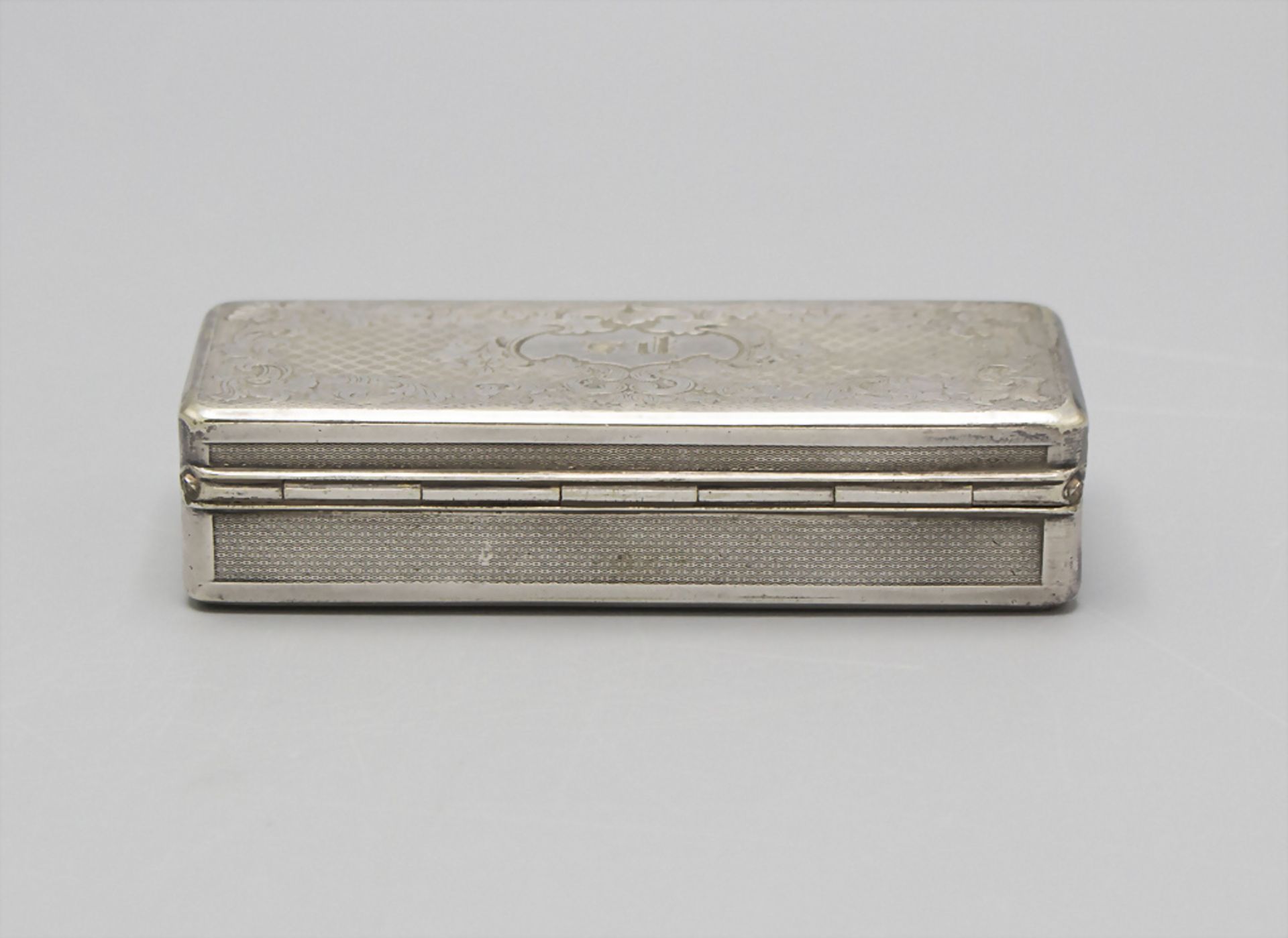 Tabakdose / A silver tobacco box, 19. Jh. - Bild 2 aus 4