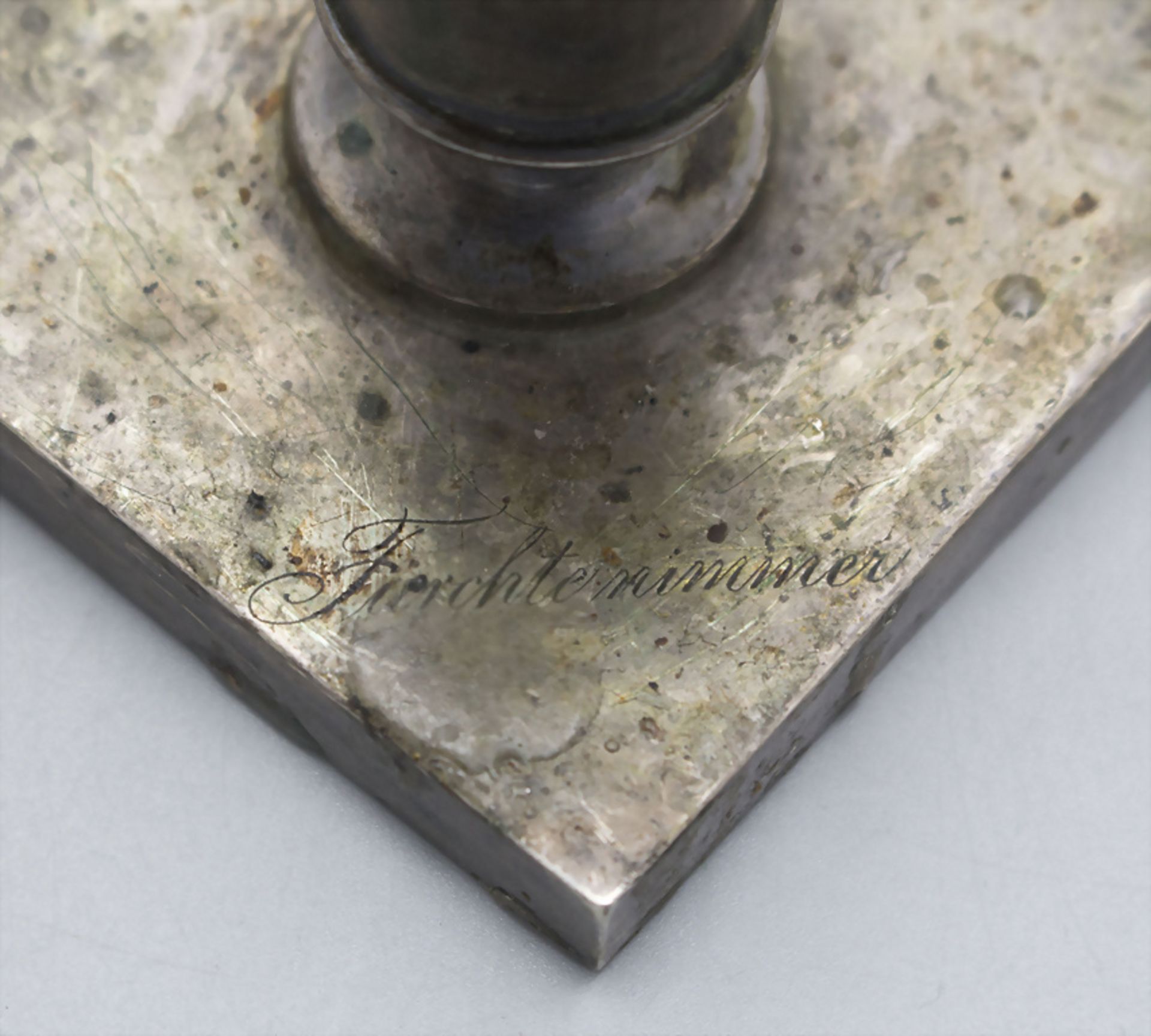 Kerzenleuchter / A silver candlestick, um 1920 - Image 3 of 5