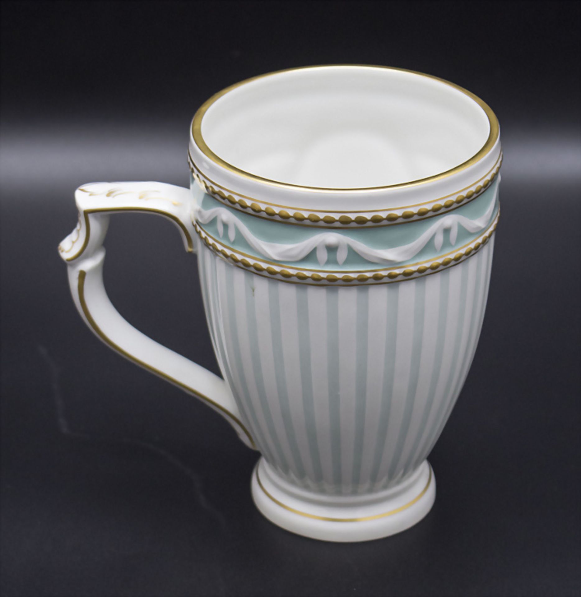 Porzellan Bierkrug mit Monogramm Friedrichs II. von Preußen / A porcelain beer mug, KPM ... - Image 2 of 4