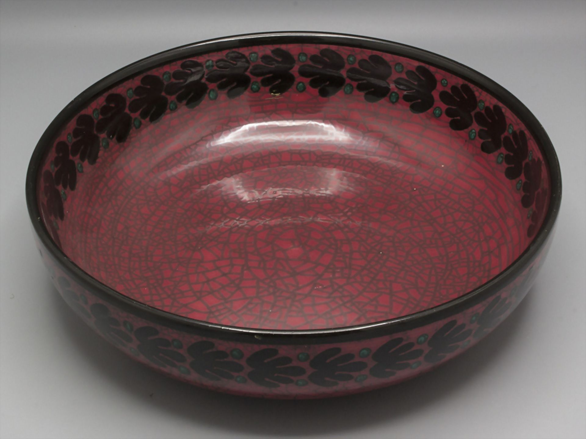 Jugendstil Schale / An Art Nouveau decorative bowl, Wächtersbach, Entwurf Christian ...