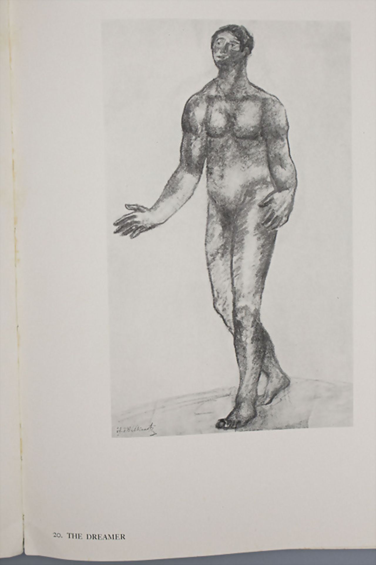 Abraham WALKOWITZ (1878-1965): 'One hundred drawings', mit Originalzeichnung, New York, 1925 - Image 6 of 9