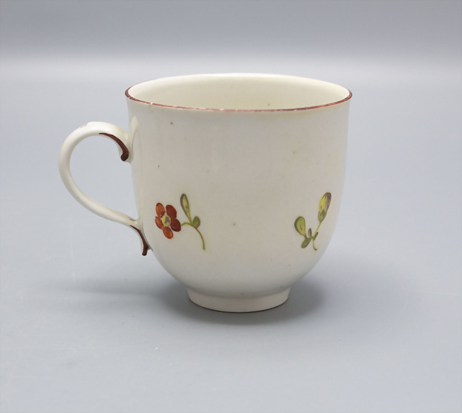 Tasse und Untertasse / A cup with saucer, Ludwigsburg, um 1765 - Bild 3 aus 6