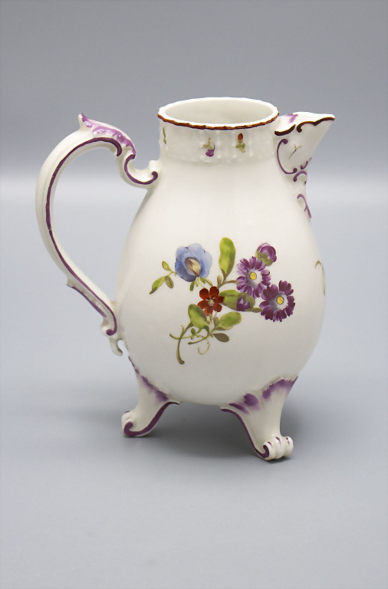 Milchkanne / A milk jug, Ludwigsburg, um 1765 - Image 3 of 5