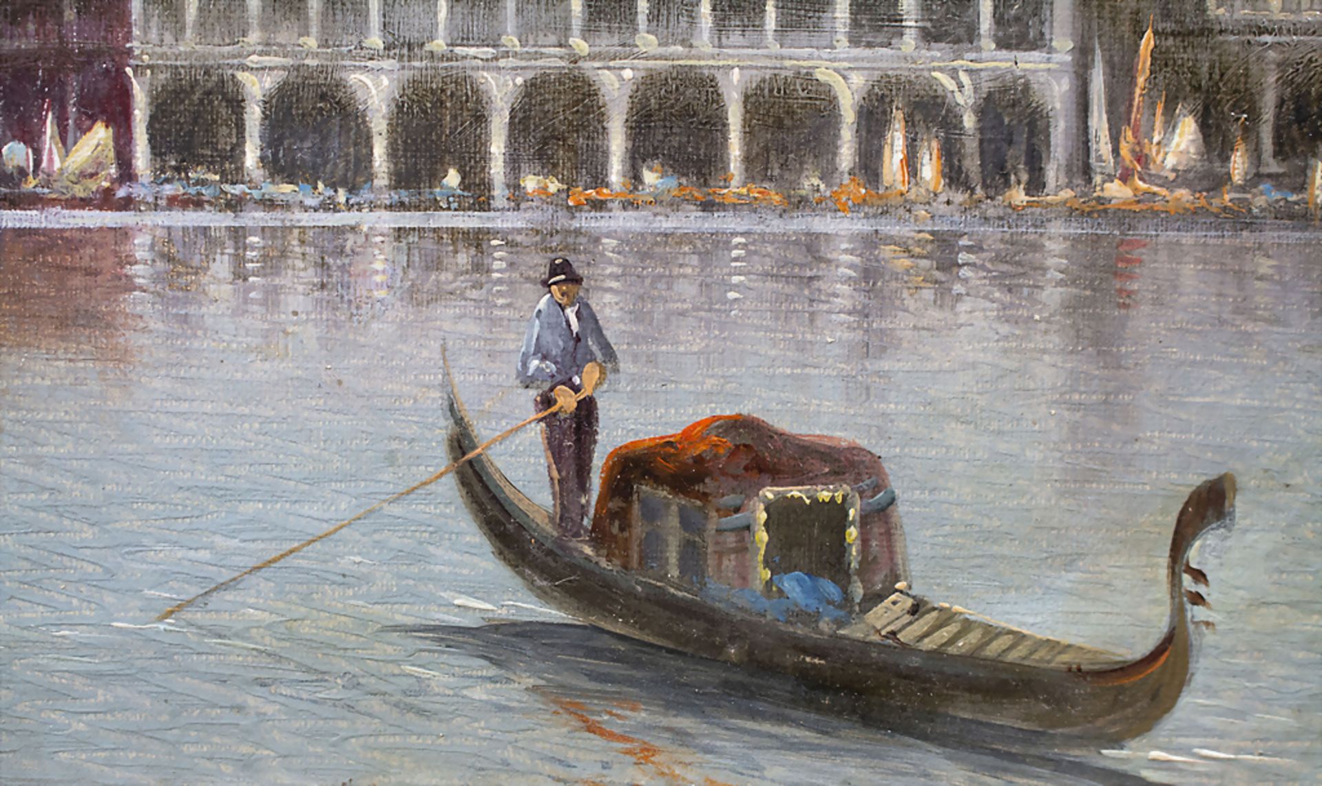 Karl KAUFMANN (1843-1902/05), 'Ansicht von Venedig' / ' A Venice view', um 1888 - Image 3 of 5