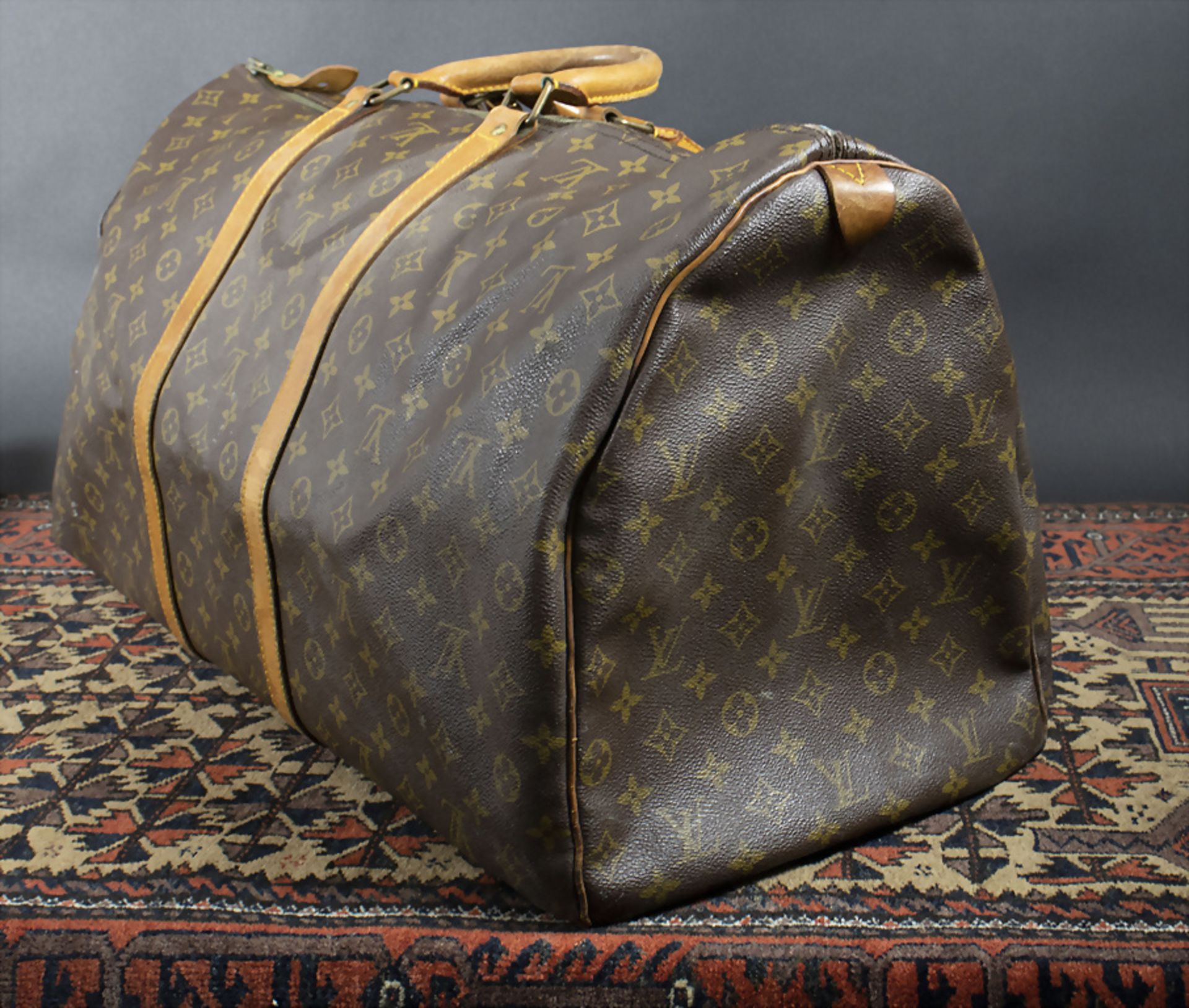Reisetasche / A traveling bag, Louis Vuitton, Paris, 2. Hälfte 20. Jh. - Bild 7 aus 9
