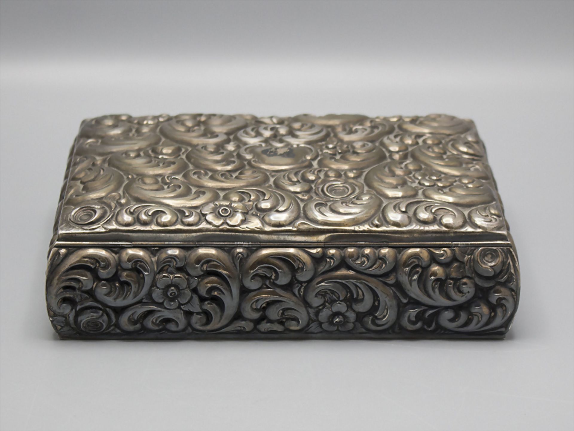 Zigarettendose / A silver cigarette box, deutsch, um 1930 - Image 4 of 7