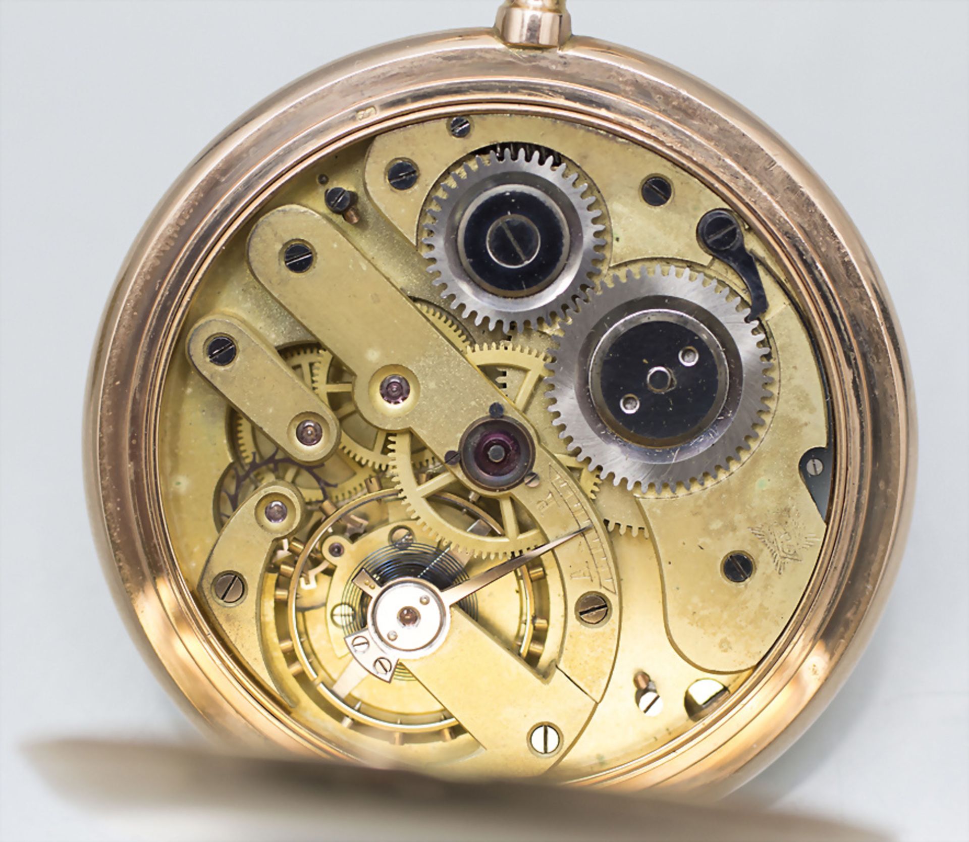 Savonette Taschenuhr / A 14 ct gold pocket watch, Swiss / Schweiz, um 1912 - Image 8 of 8