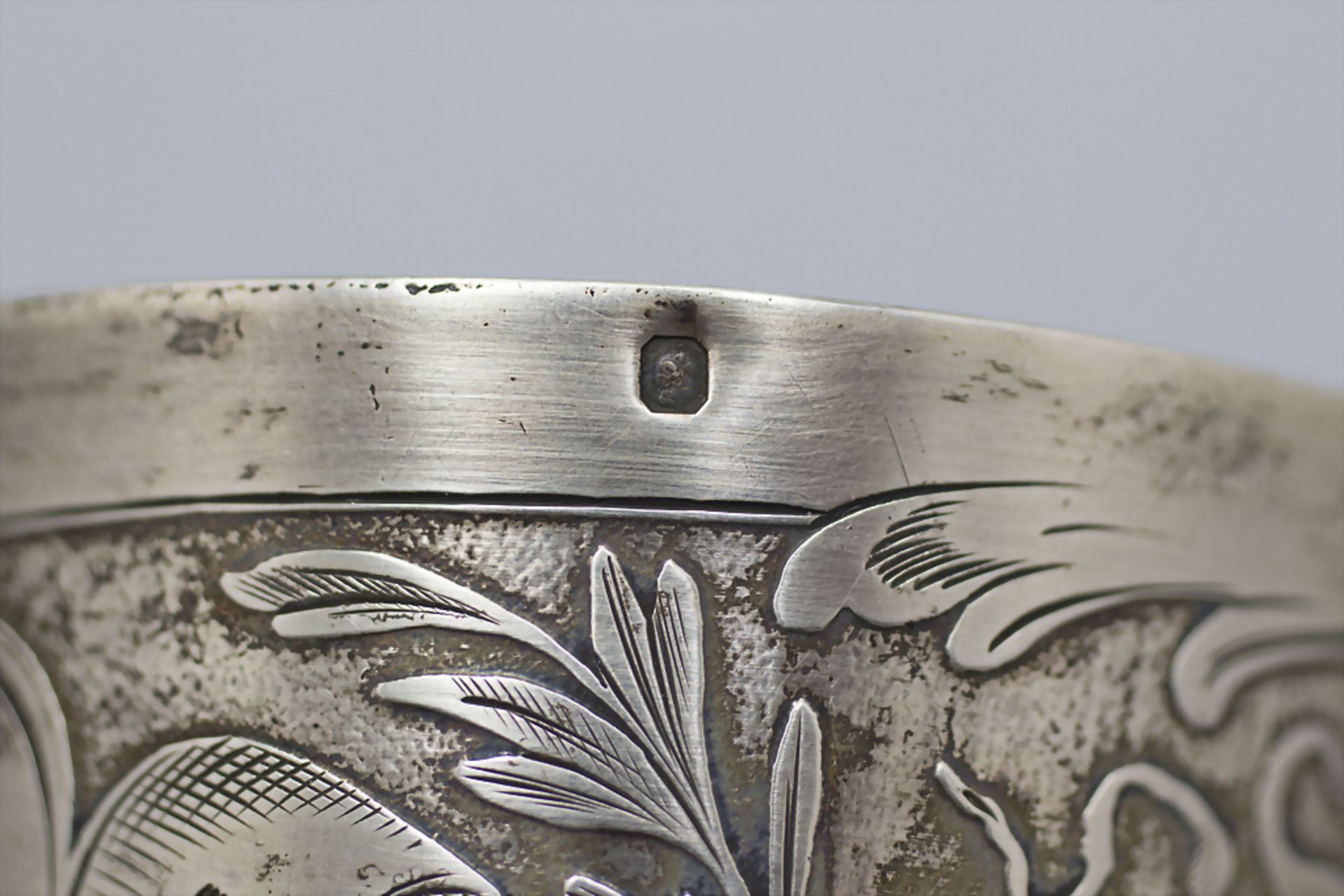 Schützenbecher / A silver beaker, Armand Fresnais, Paris, um 1890 - Bild 7 aus 7