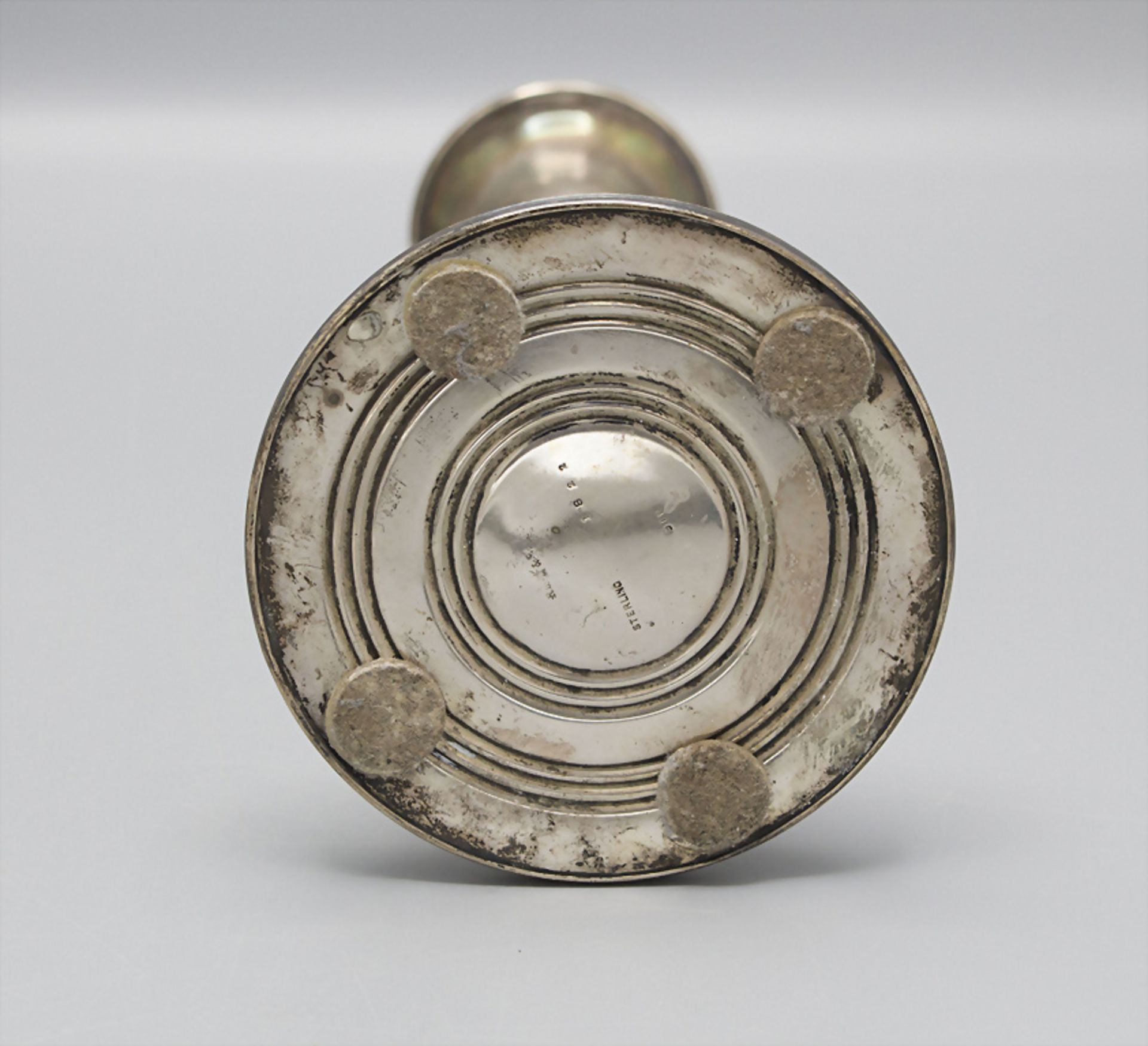 Silber Kerzenleuchter / A silver candlestick, R. Wallace & Sons Mfg. Co., USA, 20. Jh. - Image 4 of 5