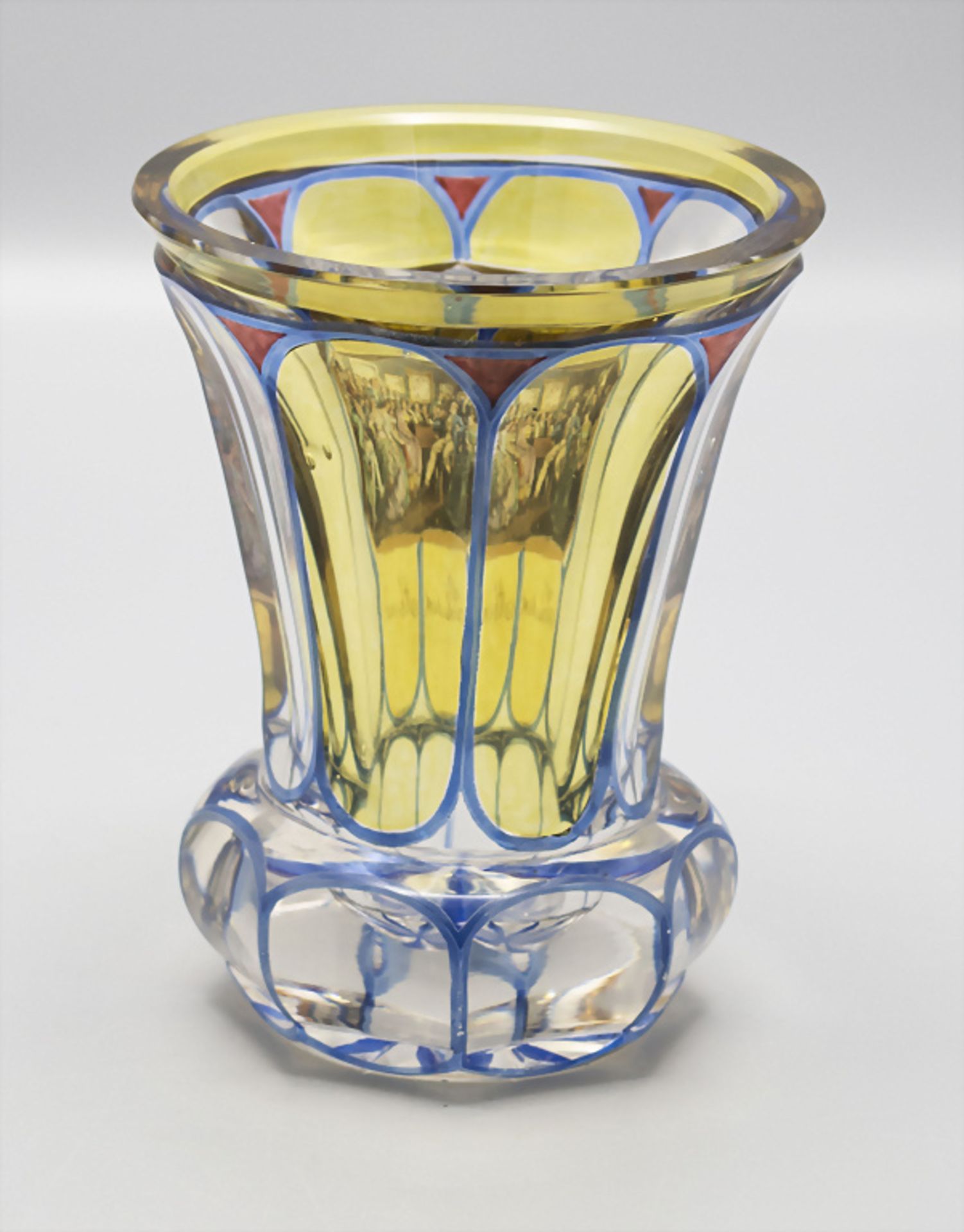 Becher mit 'Schubert Abend' / A glass beaker with 'Schubert evening', Wien, um 1900 - Image 3 of 4