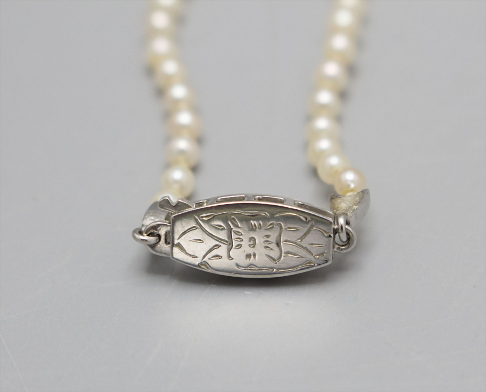 Perlenkette / A pearl necklace, 19. Jh. - Bild 3 aus 3