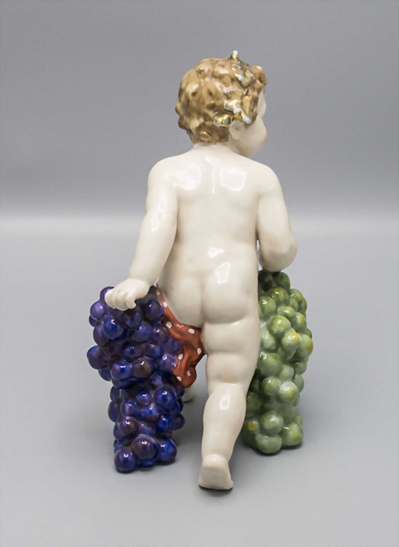 2 Putti Figuren / Two figures of porcelain, Karl Ens, Volksstedt-Rudolstadt, Anfang 20. Jh. - Bild 4 aus 9