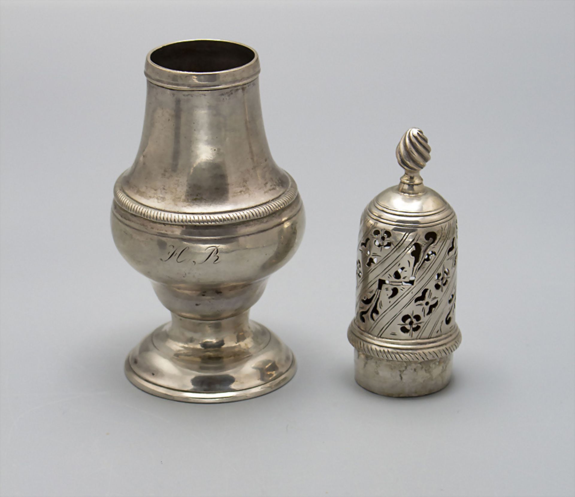 Zuckerstreuer / A silver sugar caster, Johann Walter, Hamburg, 1734-1740 - Image 2 of 6