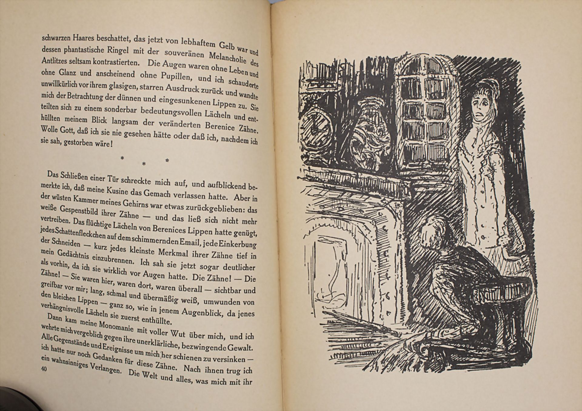 Alfred KUBIN / E.A. Poe: 'Ligeia und andere Novellen', 1920 - Image 4 of 5