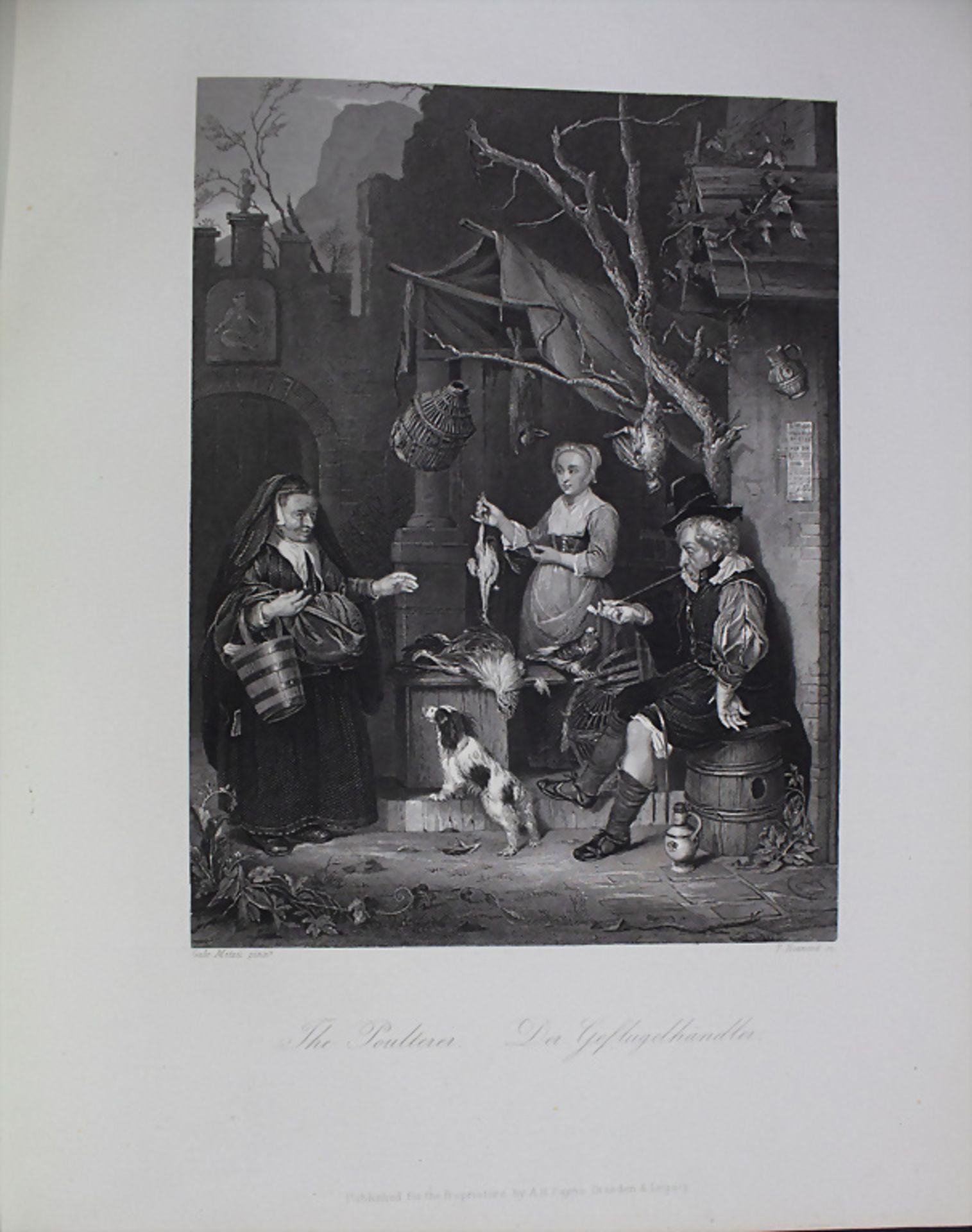 Konvolut Stiche 'Berufe' / A set of 5 engravings 'Professions', 19. Jh. - Image 2 of 8