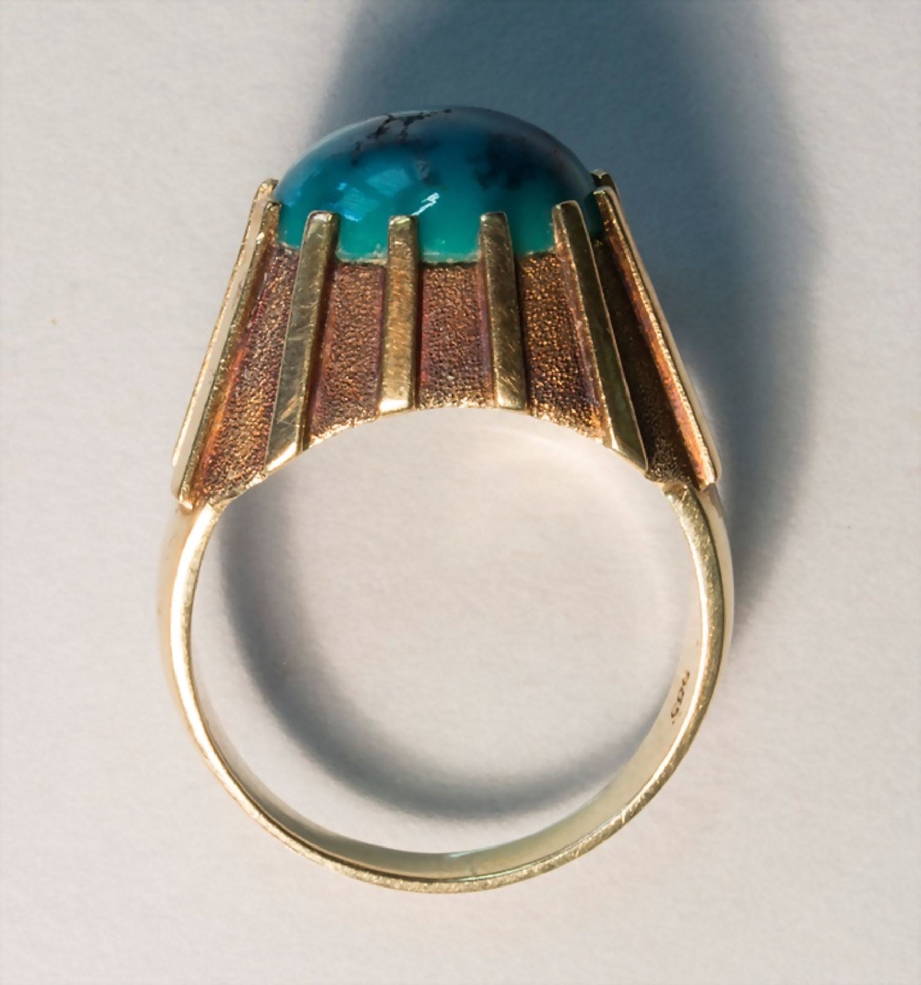 Damenring mit Türkis / A ladies ring with turquoise - Bild 4 aus 4