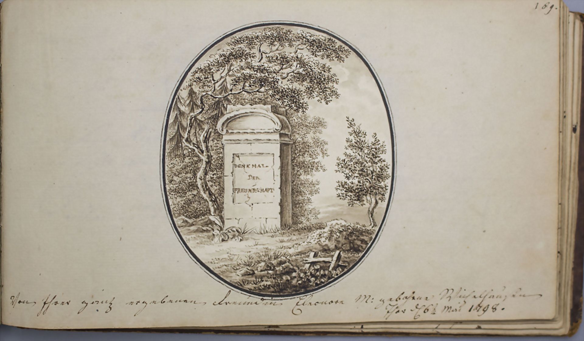 Poesiealbum der Henrietta Huysen / A poetry booklet of Henrietta Huysen, Düsseldorf, ab 1787 - Bild 3 aus 11