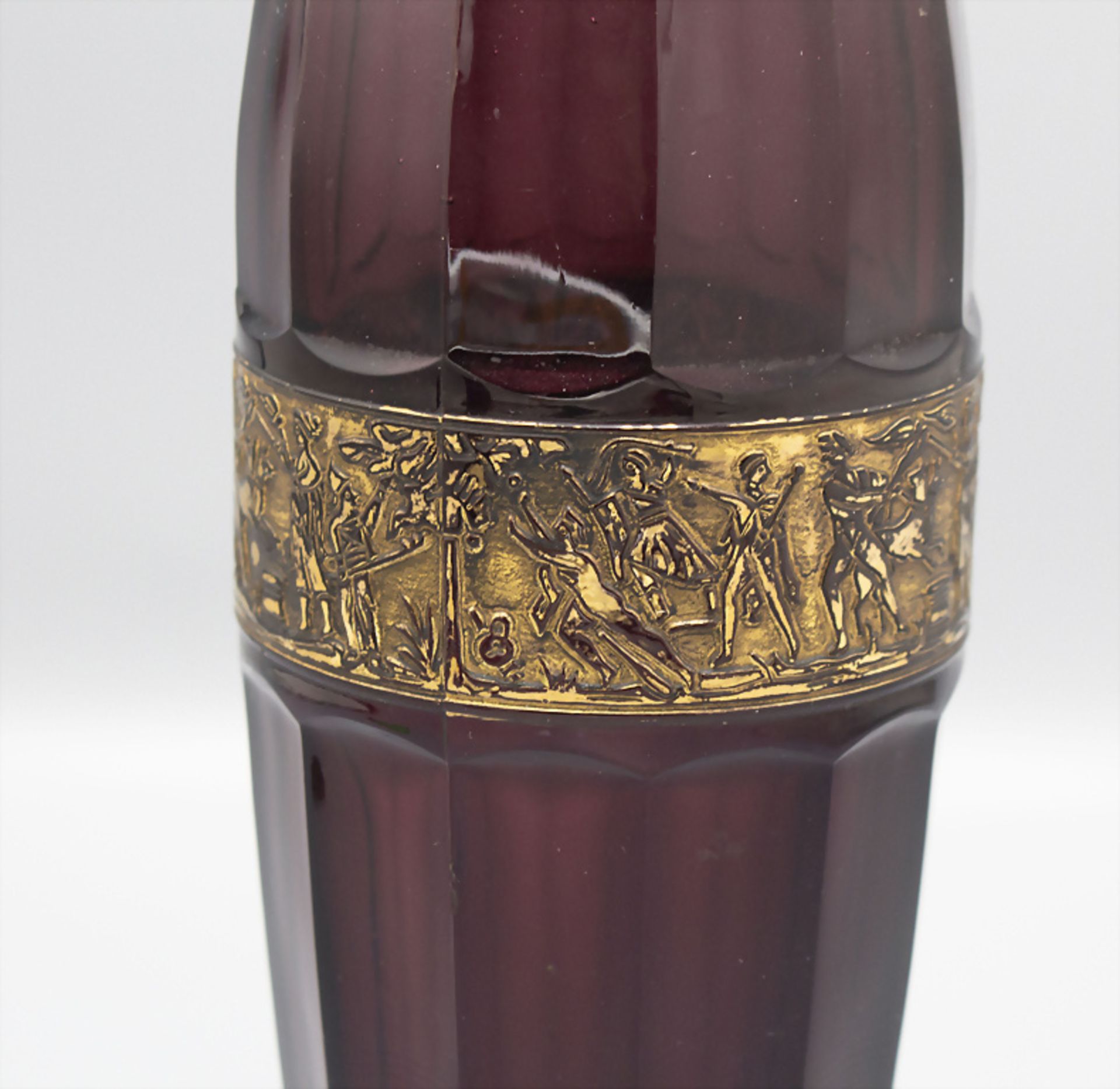 Vase mit Figurenfries, Sächsische Glasfabrik August Walther & Soehne, um 1930 - Image 3 of 5