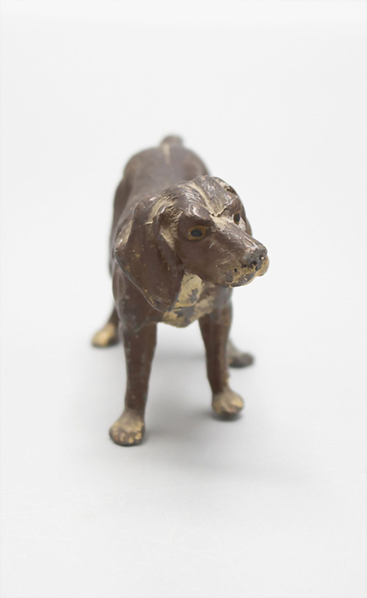 Hundefigur / A figure of a dog, deutsch, um 1900 - Bild 2 aus 5