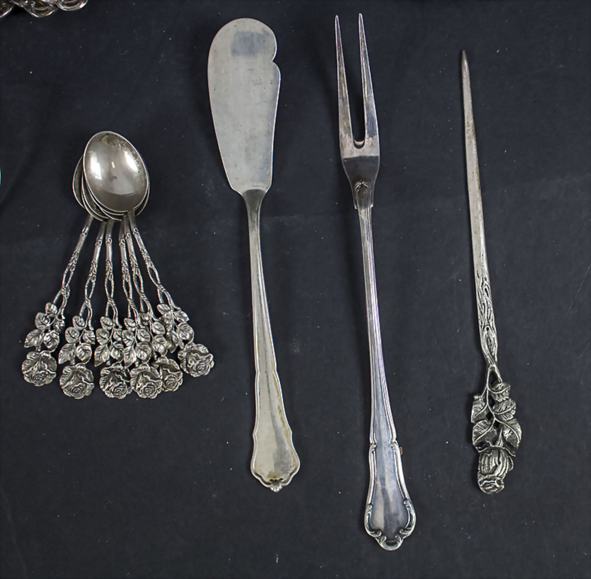 Konvolut Silberbesteck / A set of silver cutlery, u.a. Koch & Bergfeld, Bremen - Bild 2 aus 4