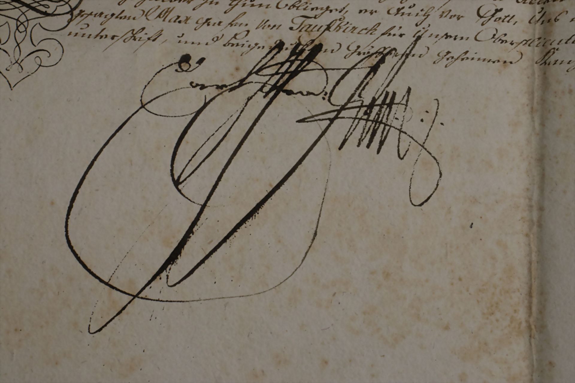 Dokumente mit Autographen Karl Theodor von Bayern (1724-1799) - Bild 4 aus 5