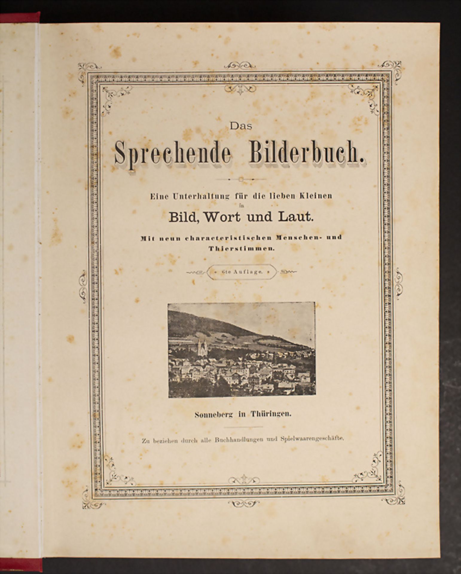 'Das sprechende Bilderbuch', Theodor Brand, Sonneberg, um 1890 - Image 3 of 5