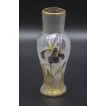 Vase mit Schwertlilie / A vase with iris, Legras & Cie., Verreries de Saint-Denis, um 1900