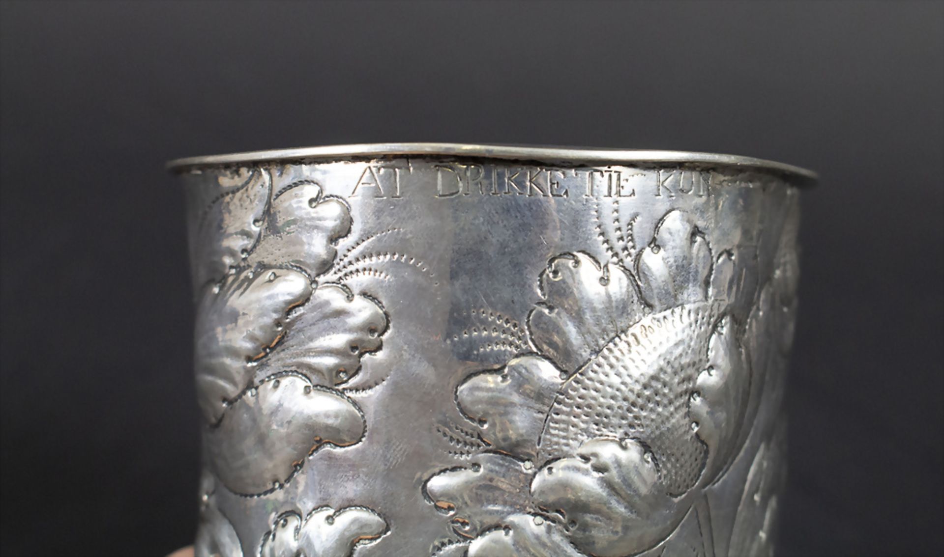 Silberbecher / A silver beaker, um 1700 - Image 5 of 10