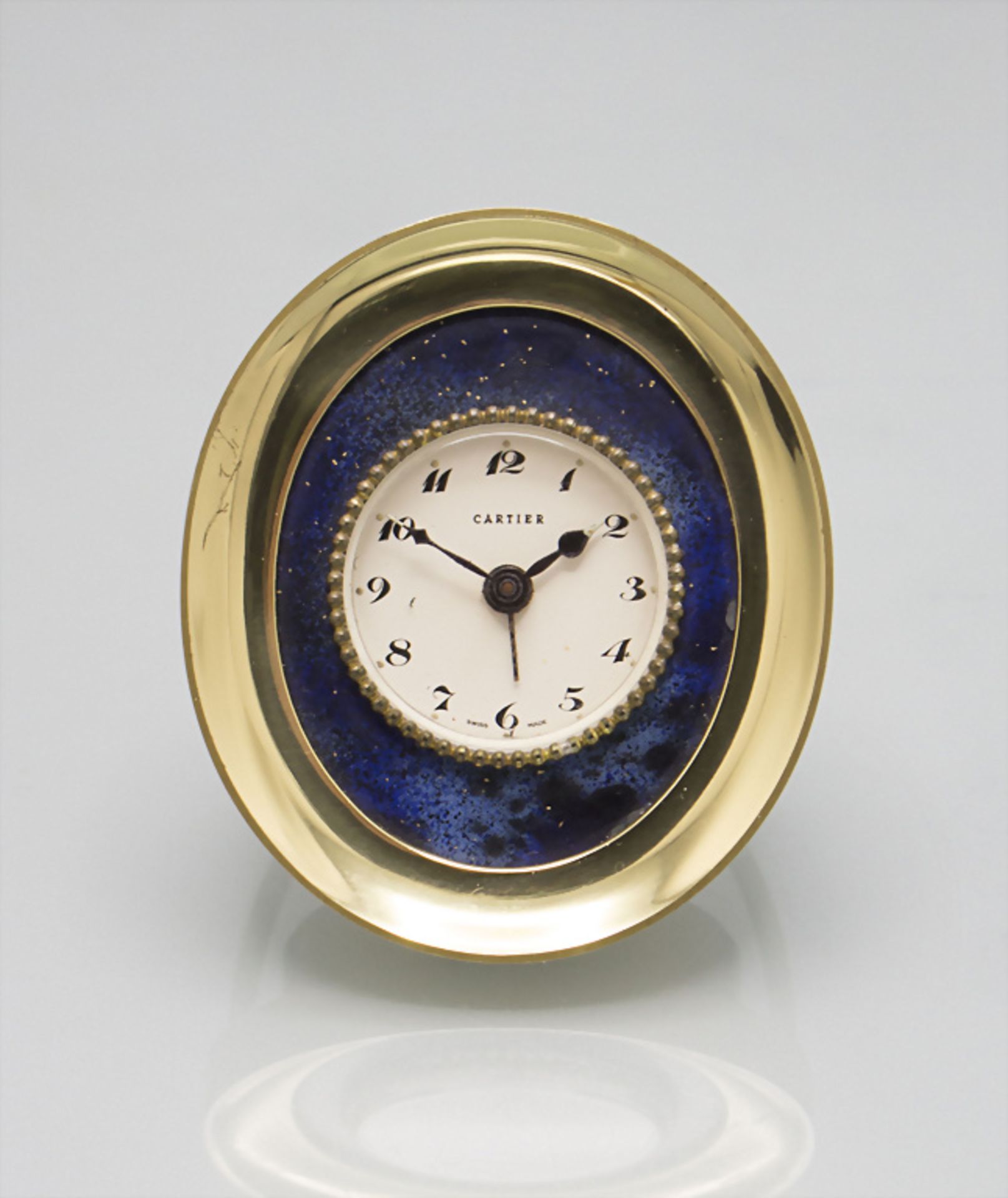 Tischuhr / A table clock, Cartier, Swiss / Schweiz, um 1960