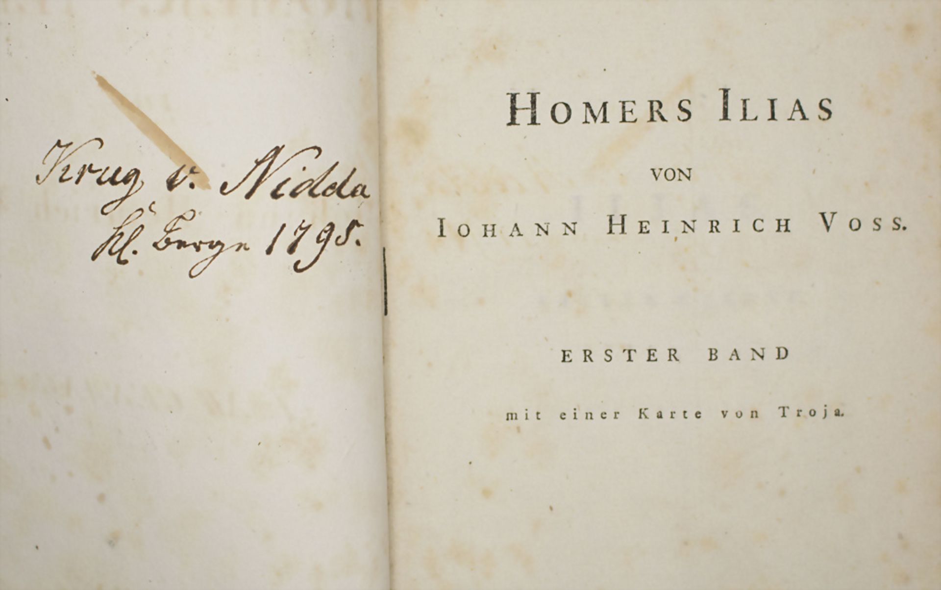 Homers Odysee / The Odysee of Homer, Johann Heinrich Voss, 1793 - Image 3 of 4