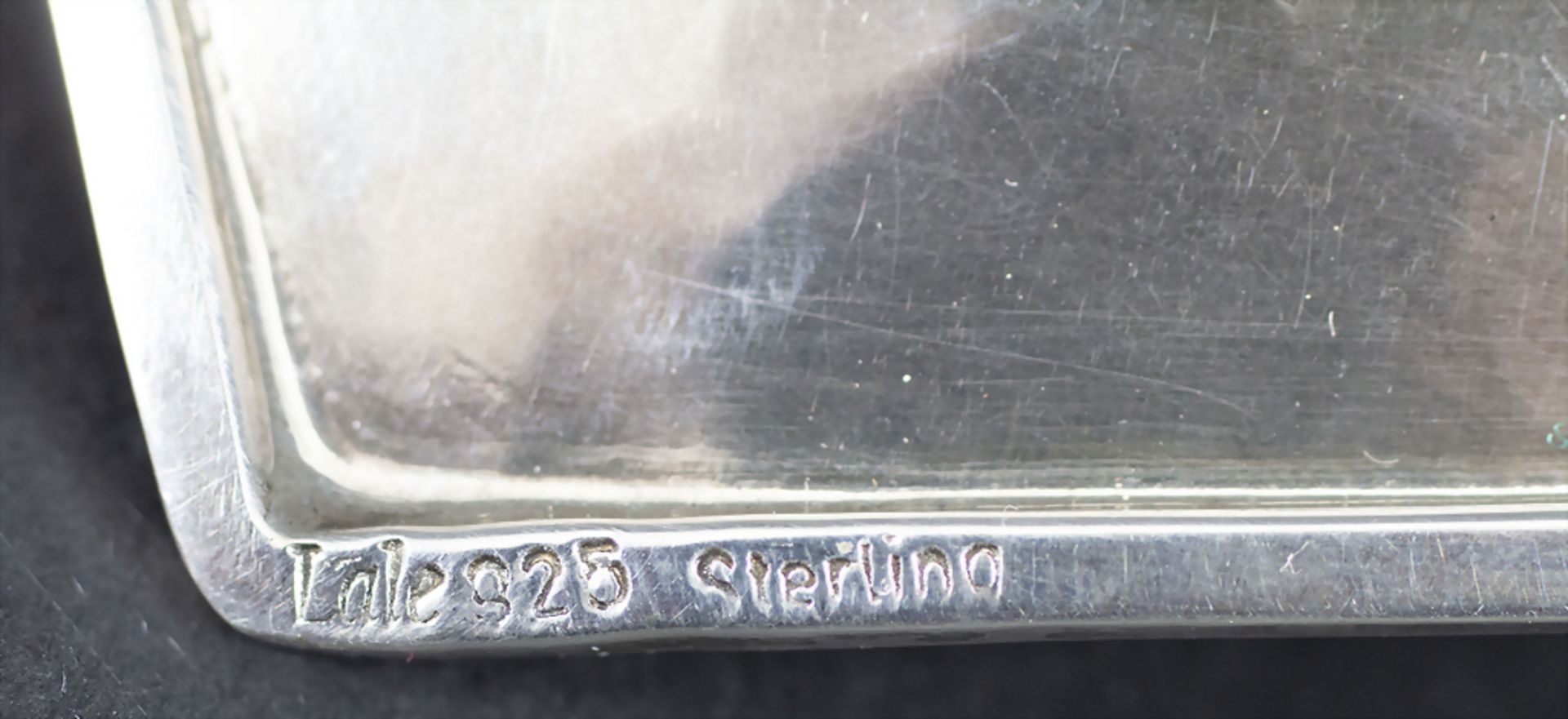 Art Déco Schale / An Art Deco Sterling silver bowl Lale, um 1950 - Image 4 of 4