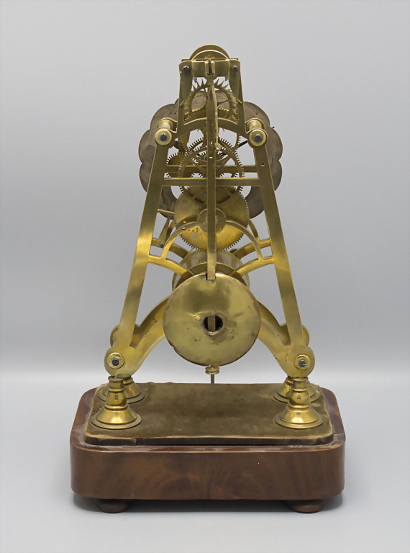 Skelettuhr / A skeleton clock, England, 19. Jh. - Bild 4 aus 7