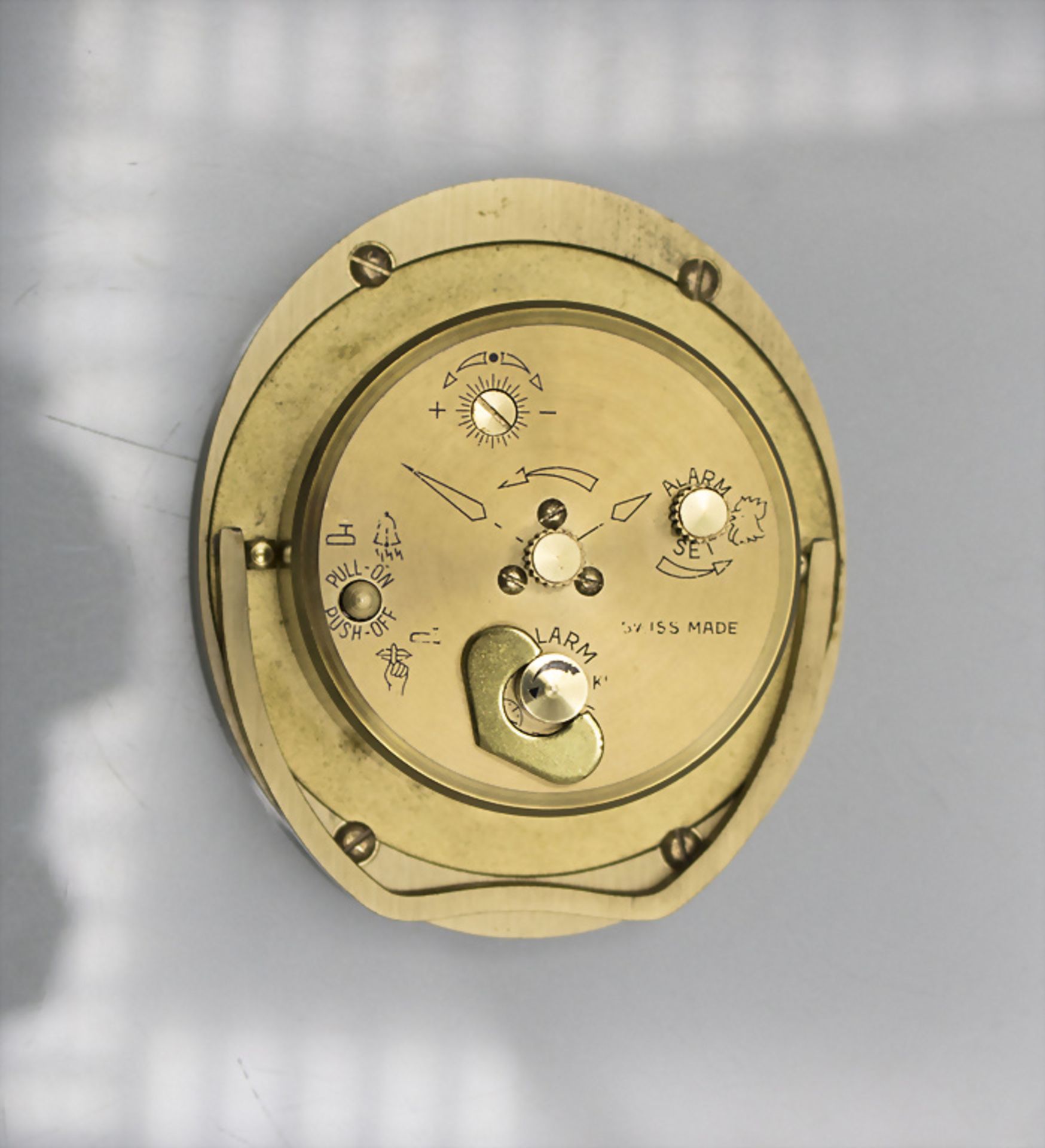 Tischuhr / A table clock, Cartier, Swiss / Schweiz, um 1960 - Image 4 of 4