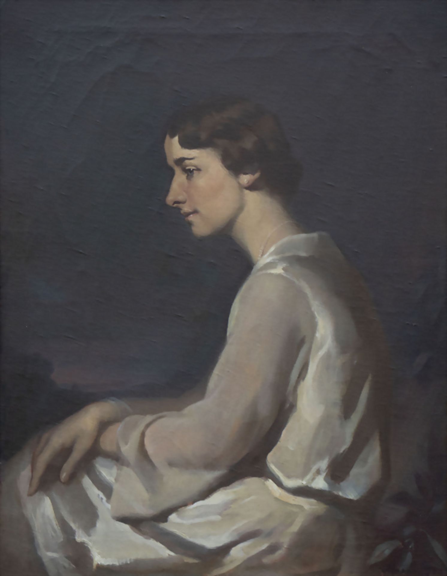 Signaturist MARÉES, 'Porträt einer Dame' / 'A portrait of a lady', um 1930