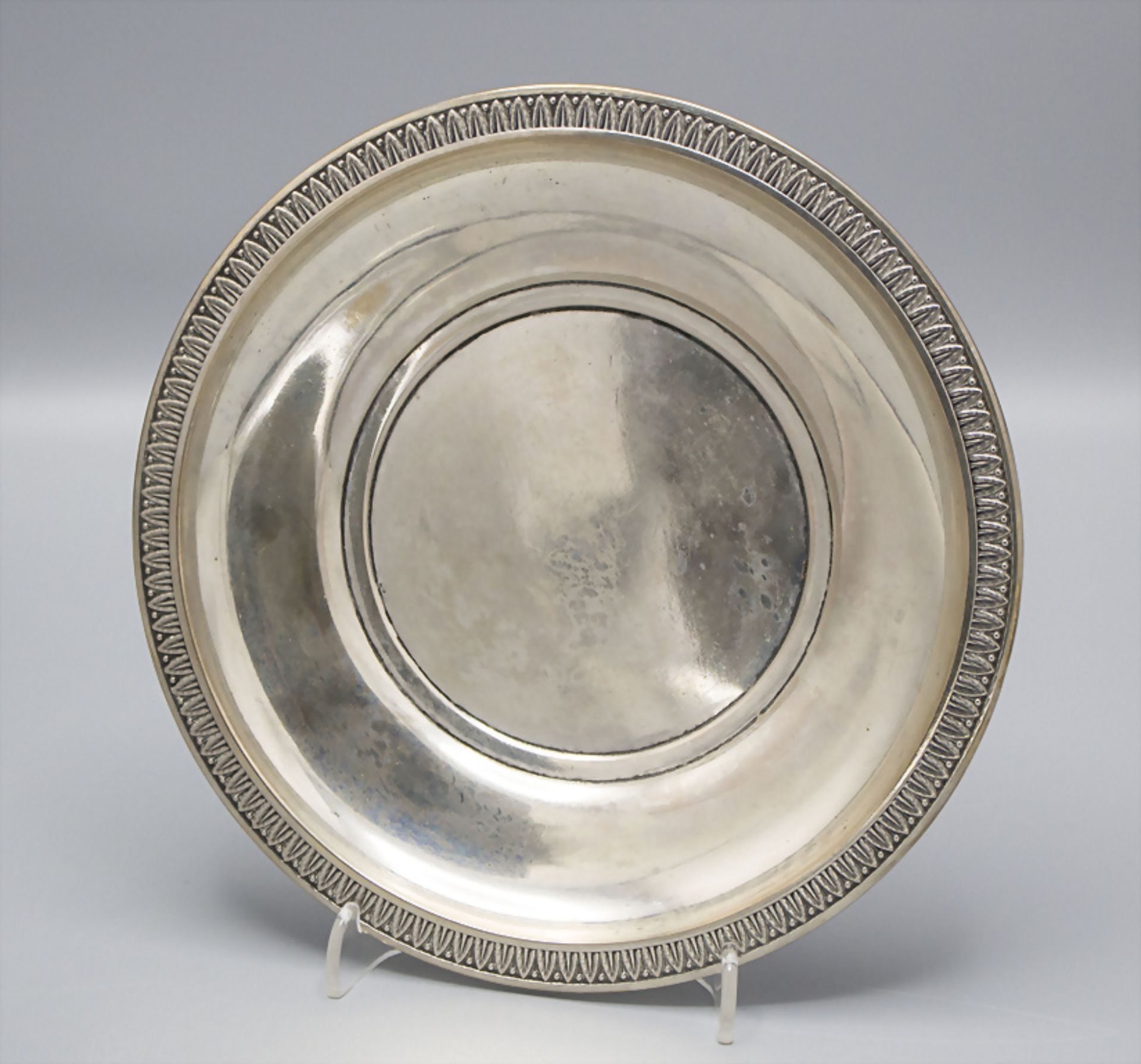 Silberteller / A silver plate, Koch & Bergfeld, Bremen, um 1910