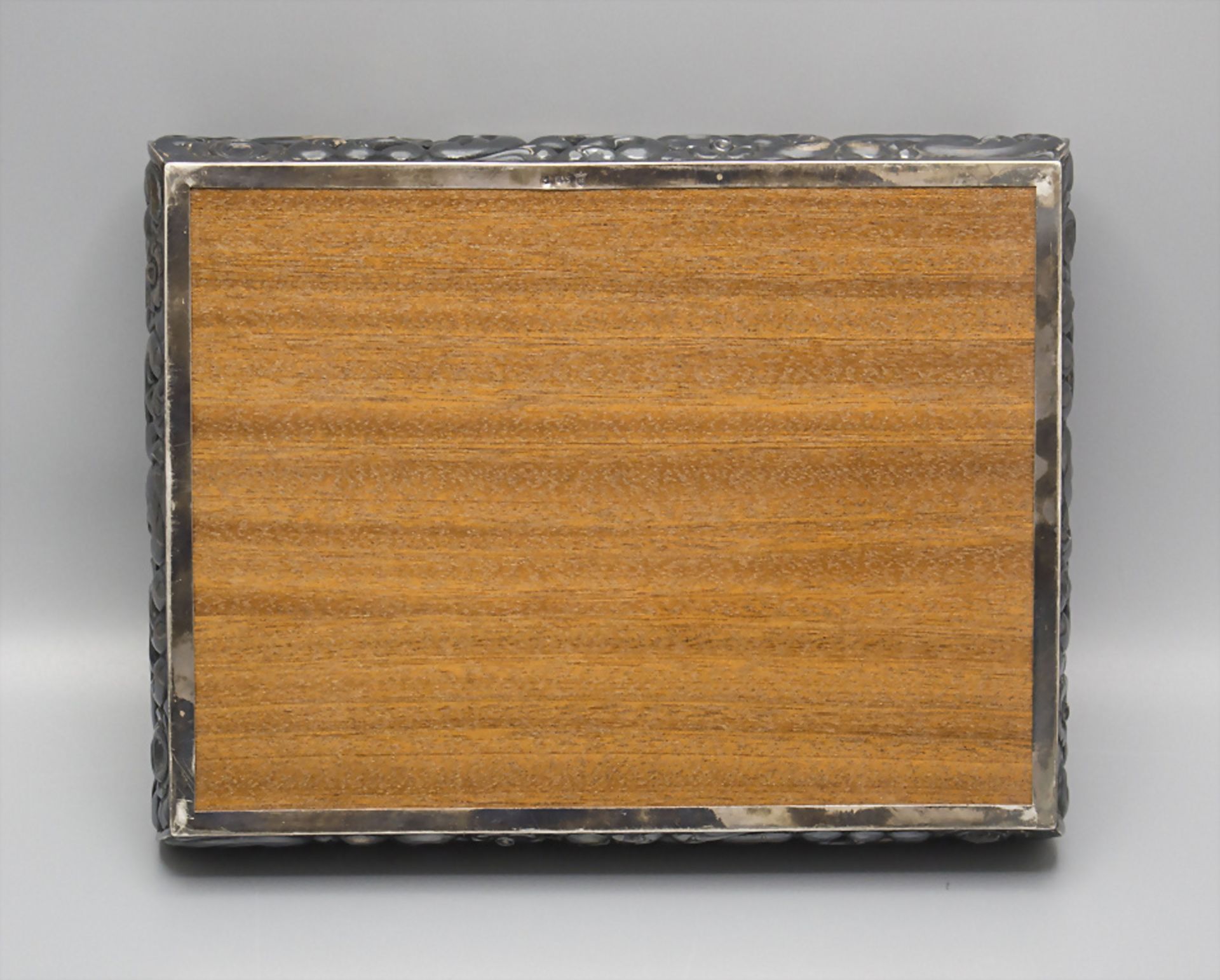 Zigarettendose / A silver cigarette box, deutsch, um 1930 - Bild 5 aus 7